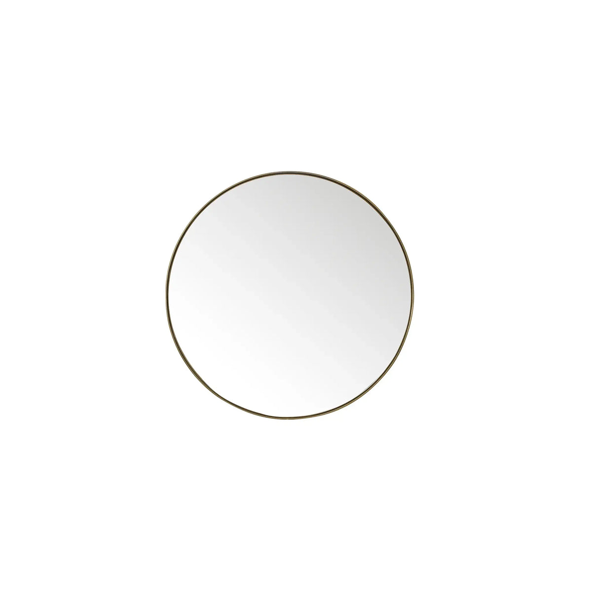 30" Rohe Round Mirror-Champagne Brass image