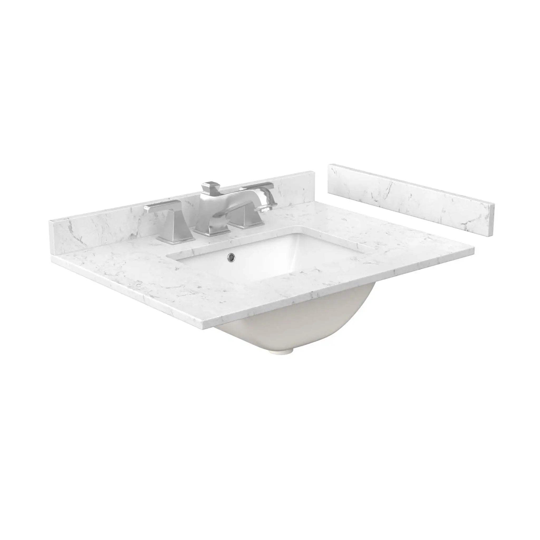 30" Sheffield Single Bathroom Vanity in Espresso with Brushed Chrome Trim & 24" Mirror by Wyndham