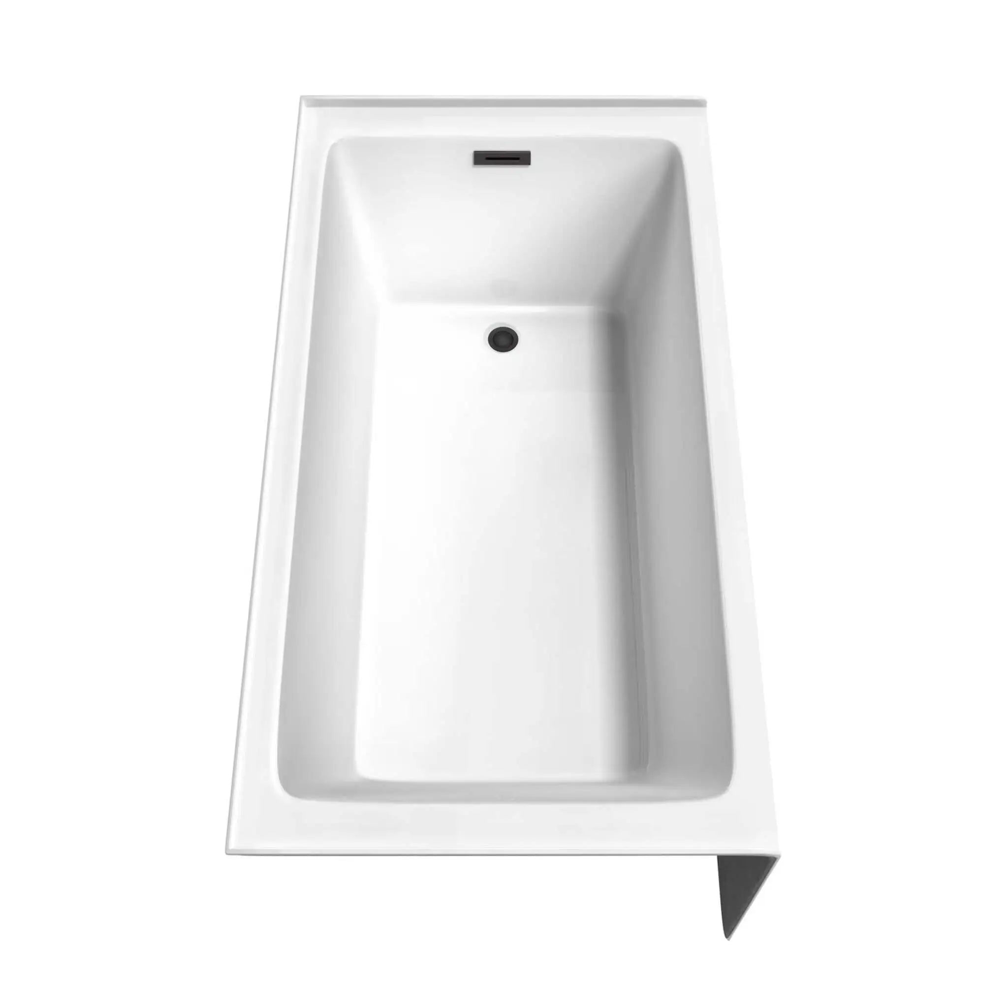 32" White Alcove Bathtub - Grayley by Wyndham (WCBTW16032RMBTRIM) image 4