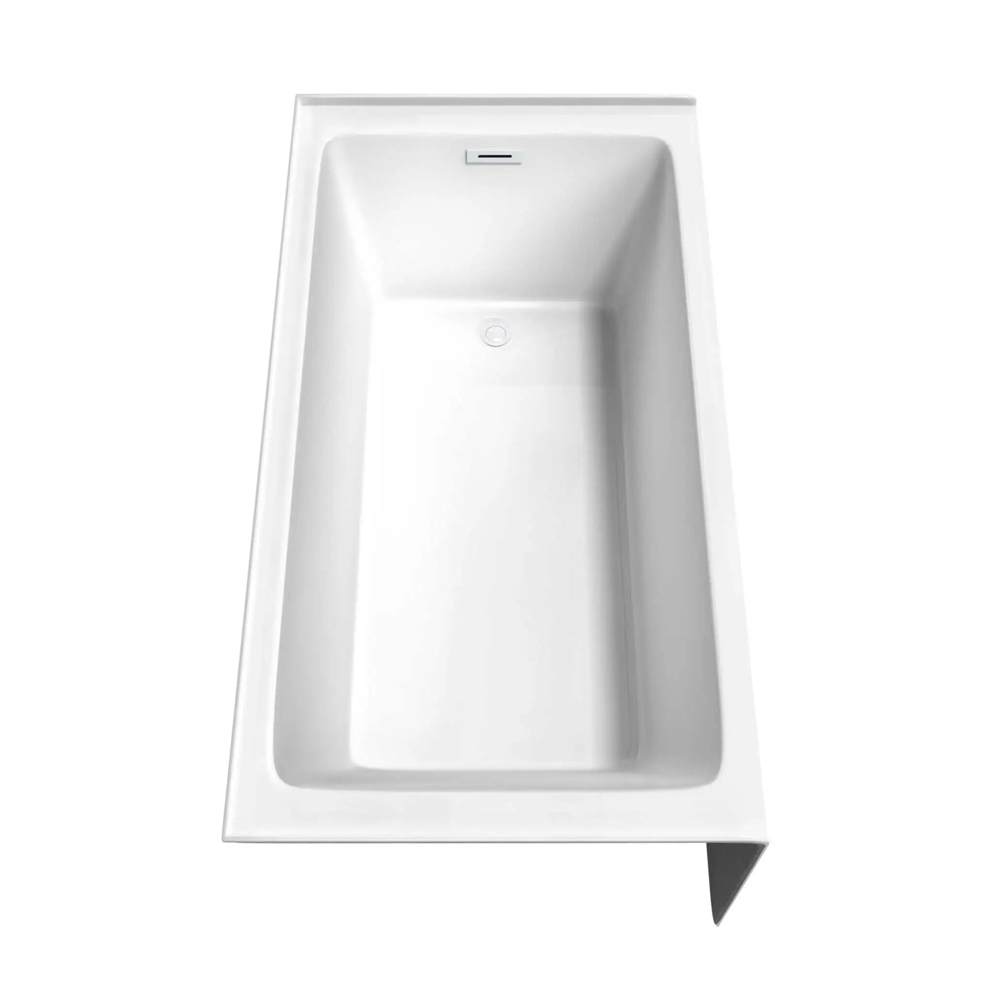 32" White Alcove Bathtub - Grayley by Wyndham (WCBTW16032RSWTRIM) image 4