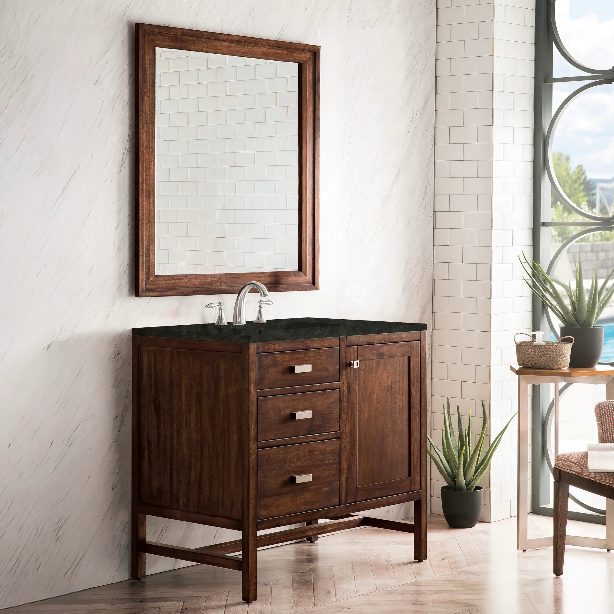 36-addison-single-vanity-cabinet-in-mid-century-acacia-by-james-martin-vanities-e444-v36-mca-phantome-eclos-zero-silica image 2