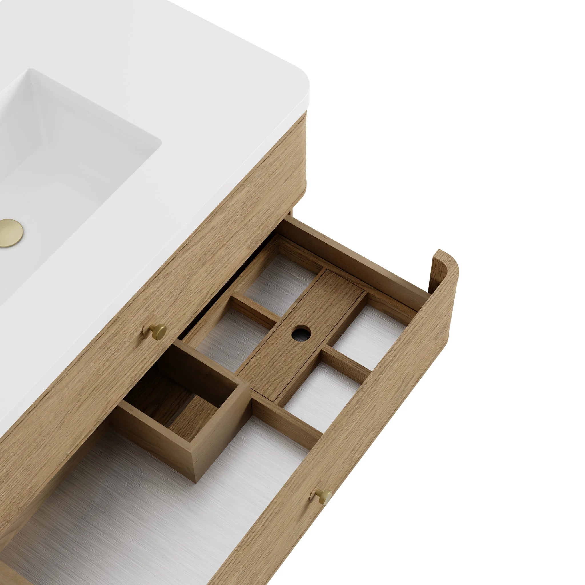 36" Allamari Single Vanity in Dune Mist by James Martin Vanities-Phantome Eclos 12