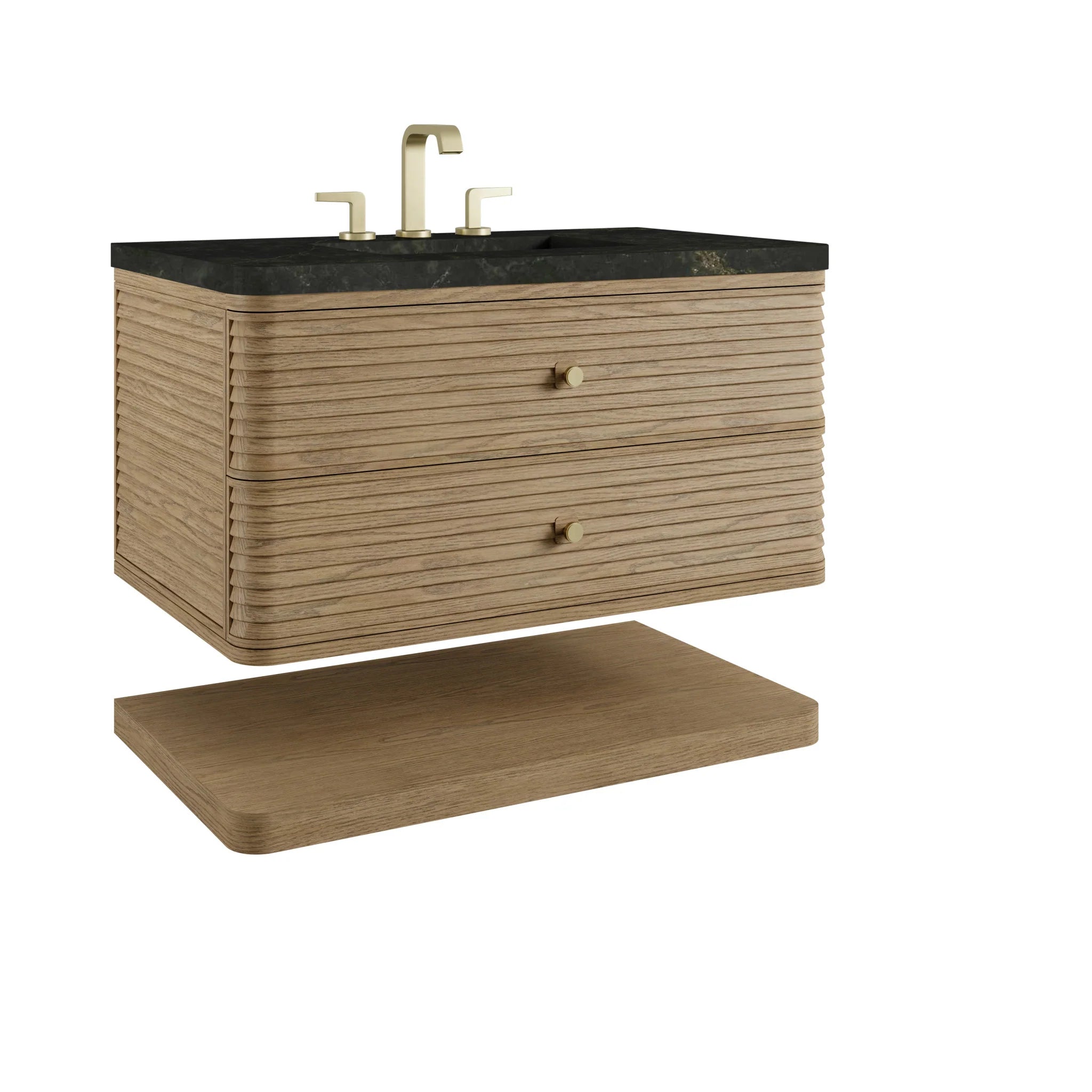 36" Allamari Single Vanity in Dune Mist by James Martin Vanities-Phantome Eclos 9