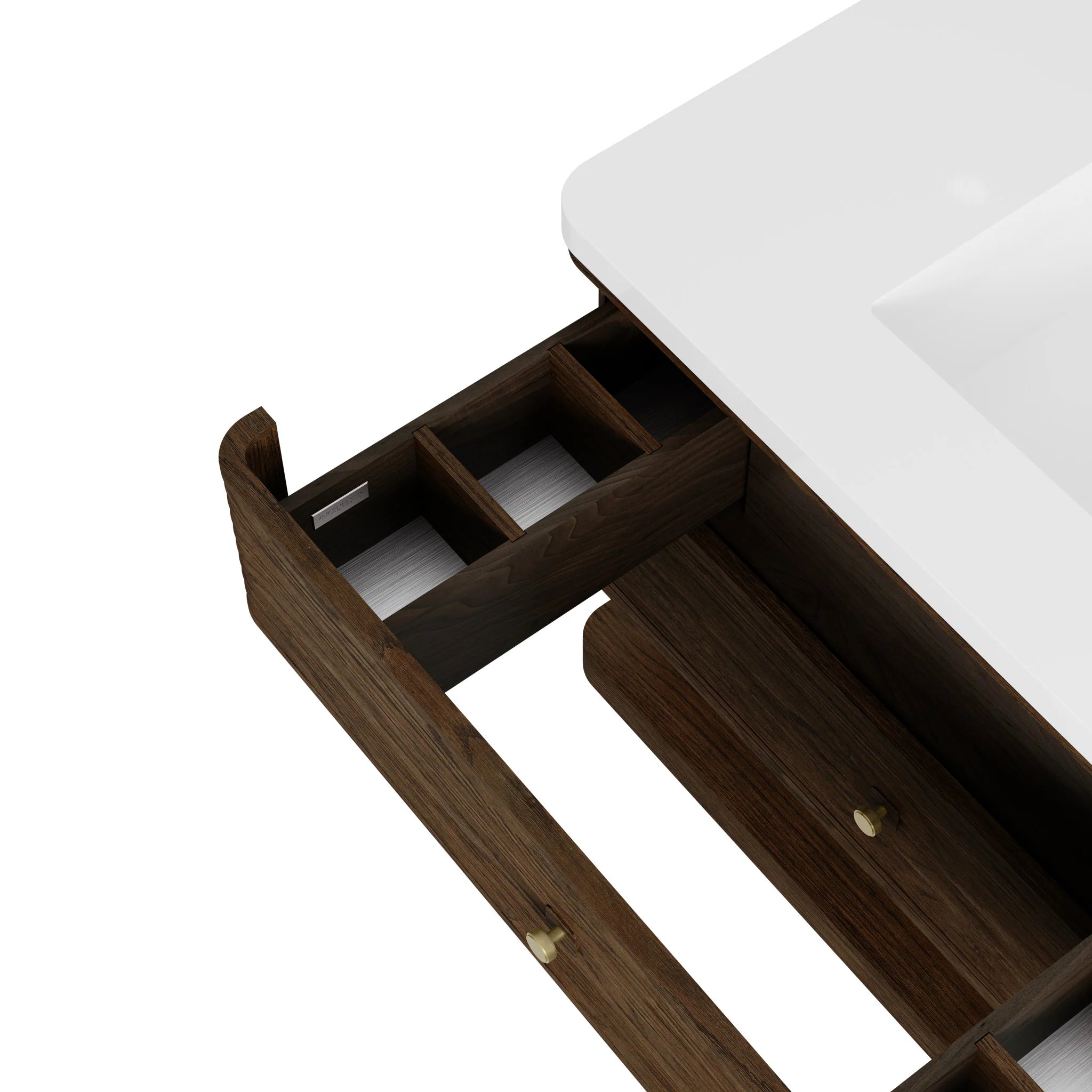36" Allamari Single Vanity in Sable by James Martin Vanities-Siberian Silestone 12