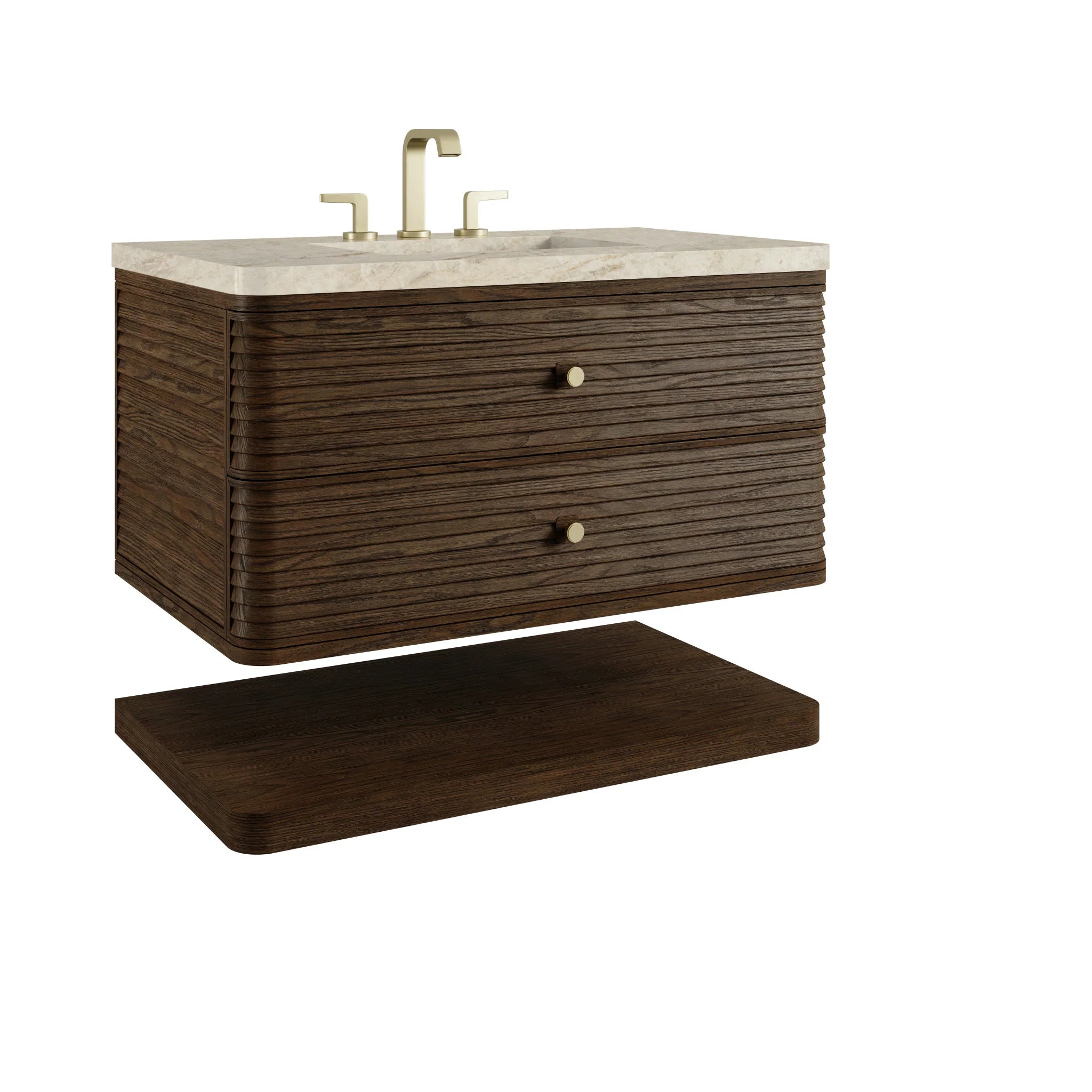 36" Allamari Single Vanity in Sable by James Martin Vanities-Tajnar Eclos 9