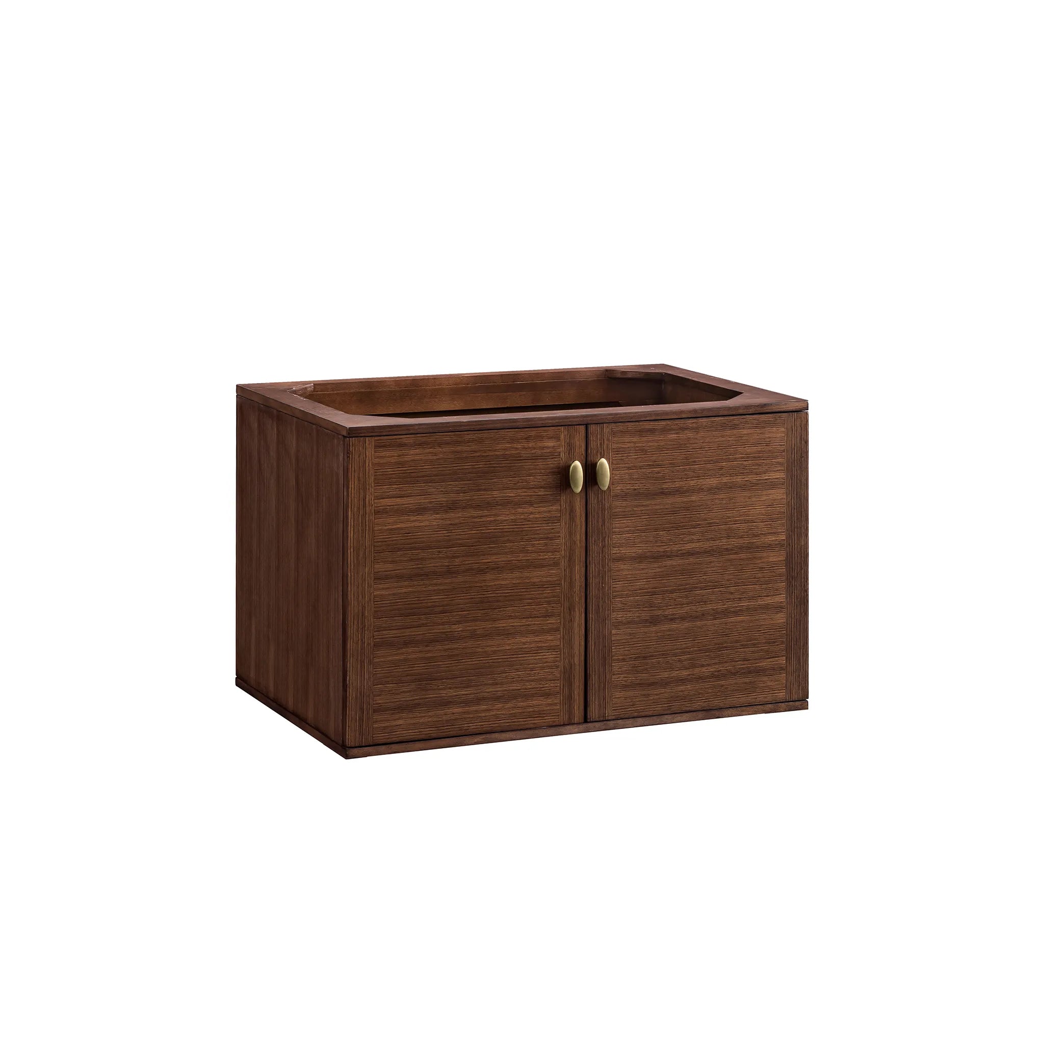 36" Amberly Single Vanity in Mid-Century Walnut-Cabinet Only-Not Available image 1