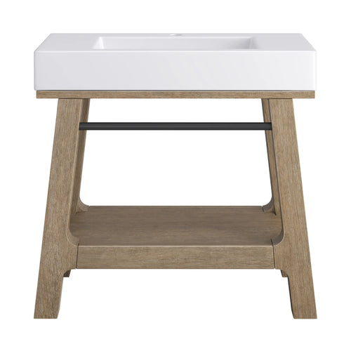 36" Auburn Single Sink Console in Weathered Timber by James Martin Vanities