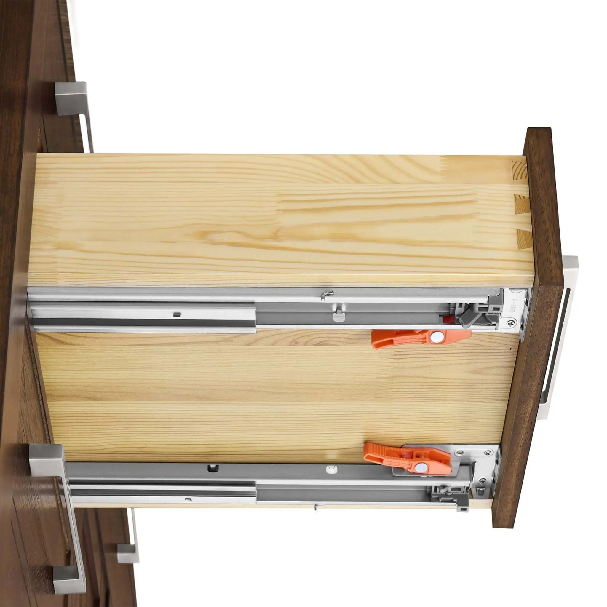 36" Beckett Single Bathroom Vanity in Dark Walnut with Brushed Nickel Trim by Wyndham