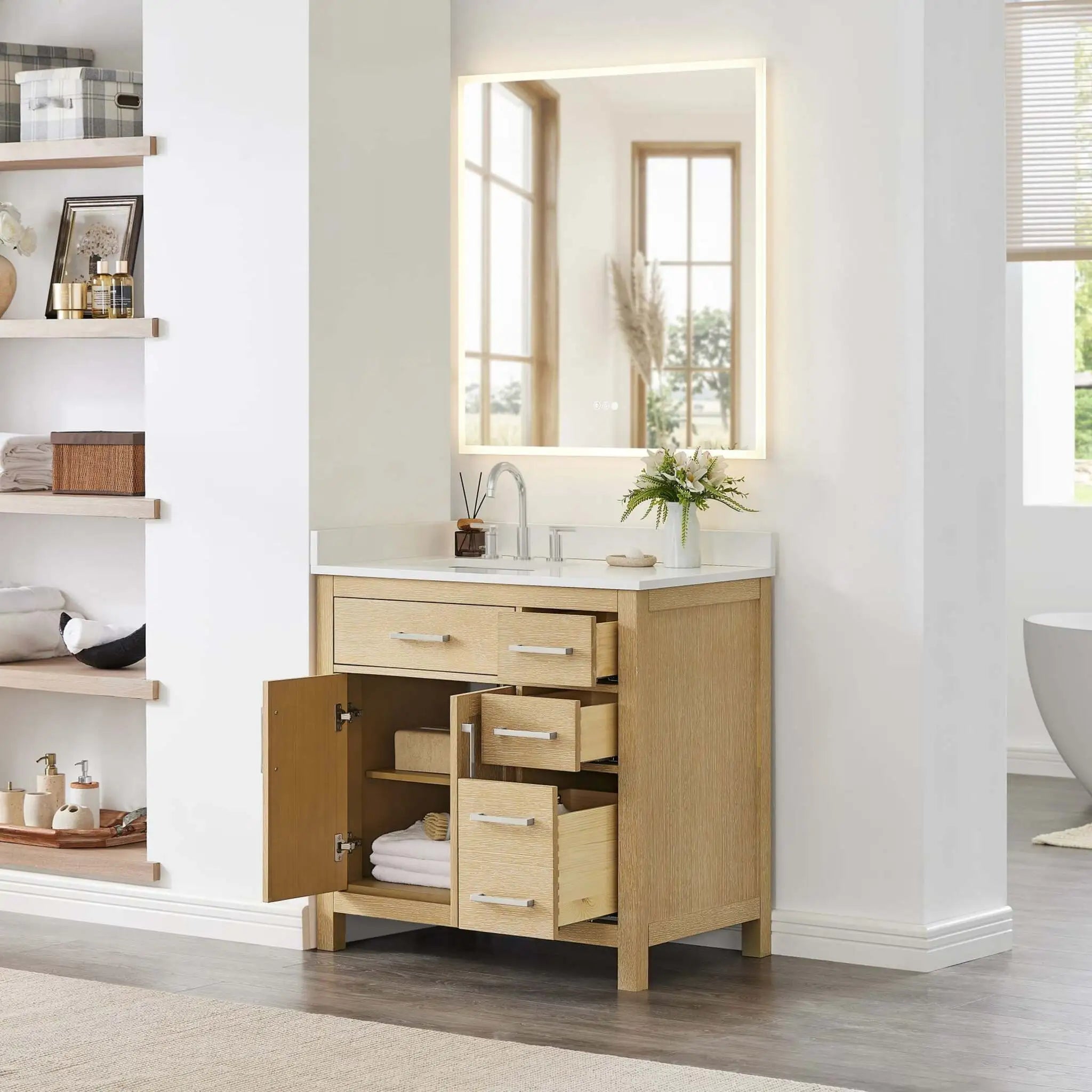36-beckett-single-bathroom-vanity-in-whitewashed-oak-with-brushed-nickel-trim-white-cultured-marble-3-hole image 58