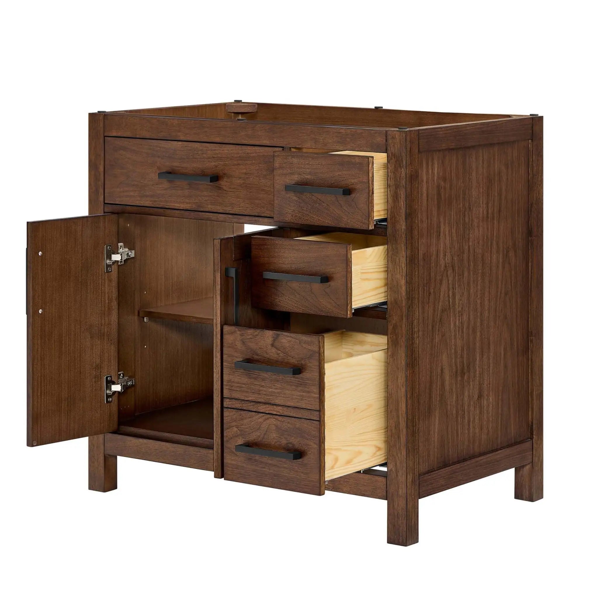 36-beckett-single-bathroom-vanity-offset-in-dark-walnut-with-matte-black-trim-cabinet-only-no-sink image 1