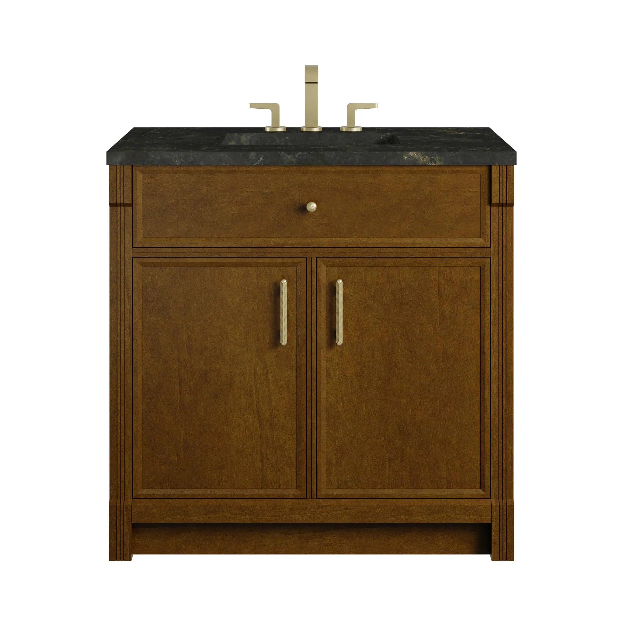 36" Bellshire Single Vanity in Honey Oak by James Martin Vanities-Phantome Eclos 