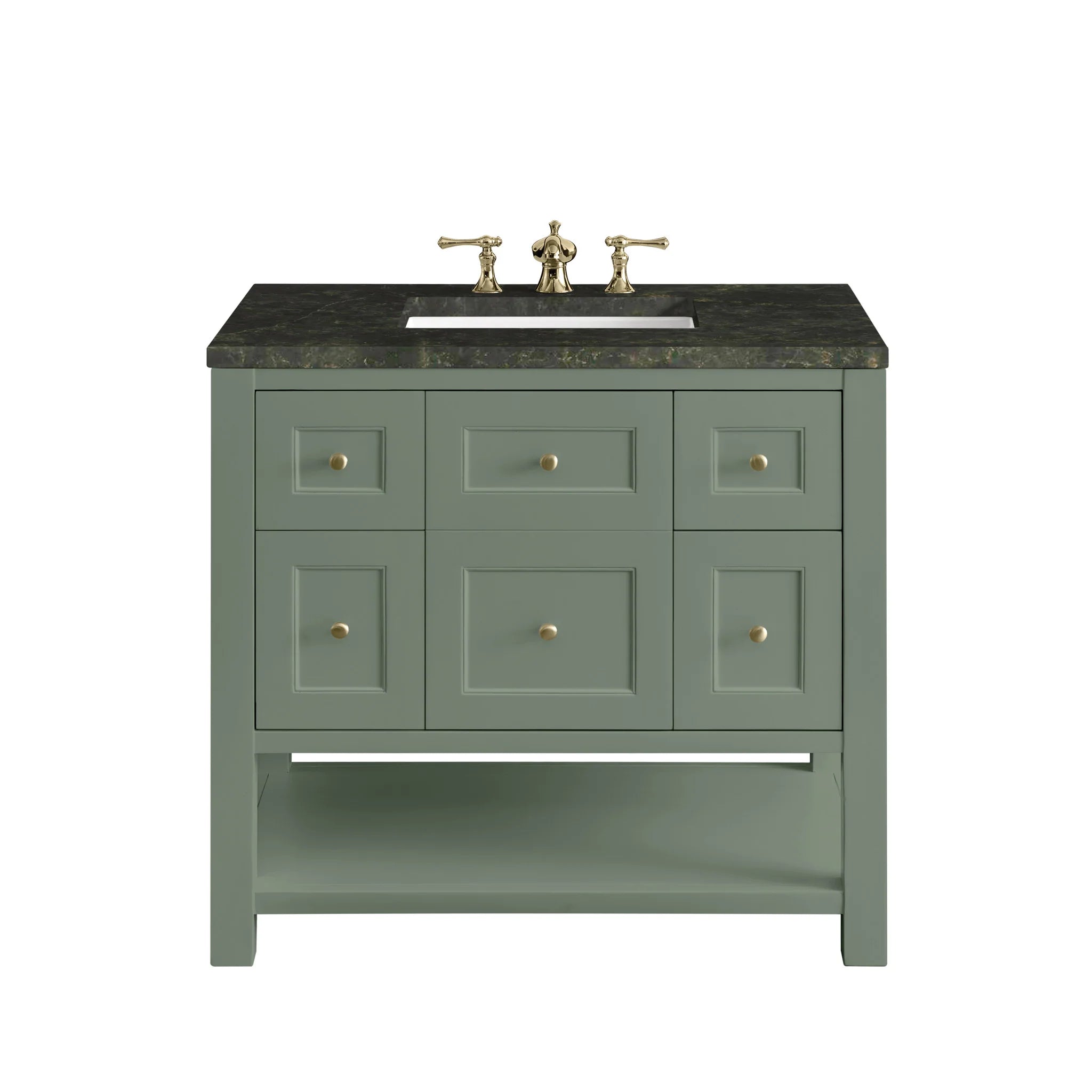 36-breckenridge-single-vanity-in-smokey-celadon-by-james-martin-vanities-phantome-eclos-zero-silica image