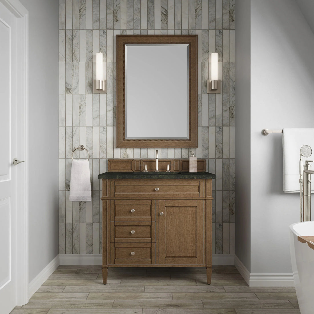 36-brittany-single-vanity-in-saddle-brown-by-james-martin-vanities-phantome-eclos-zero-silica image 1