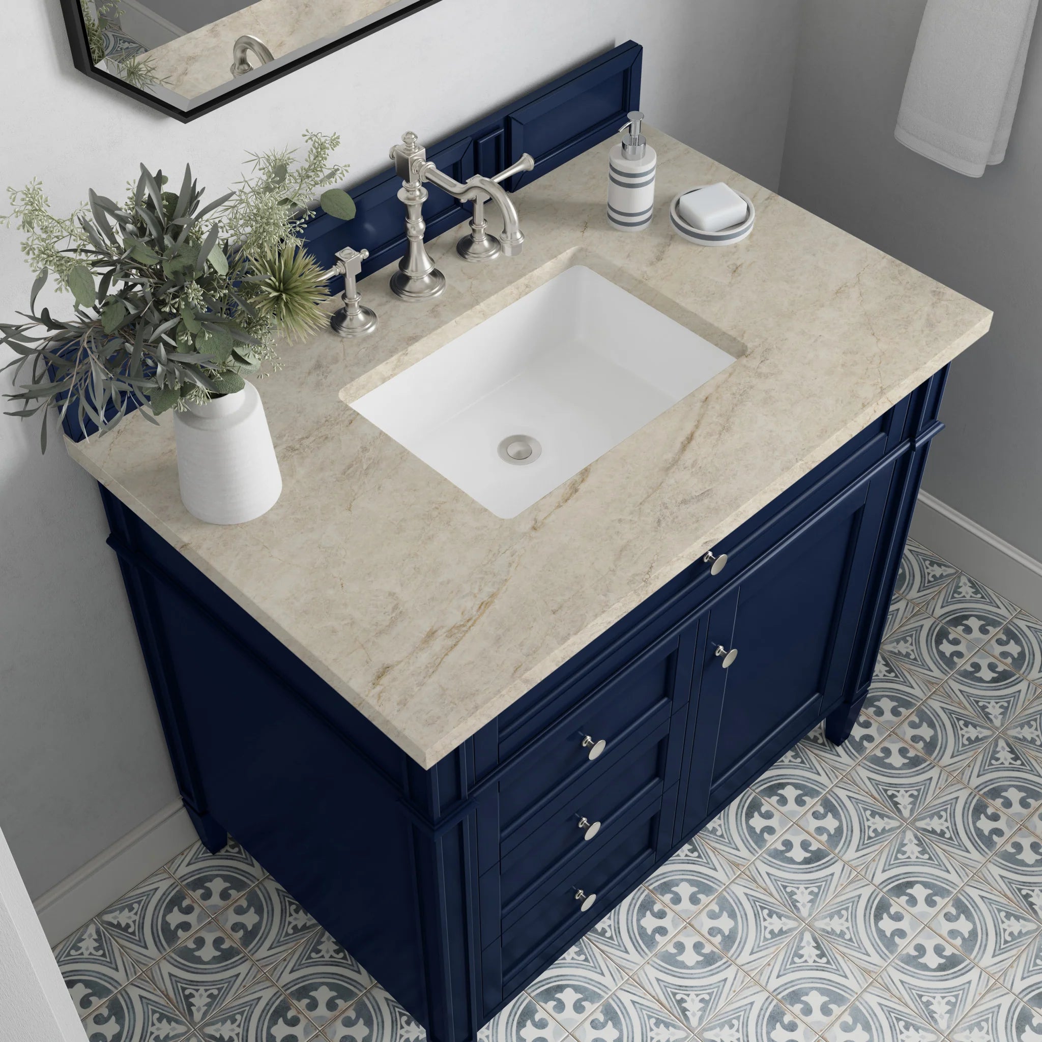 36-brittany-single-vanity-in-victory-blue-by-james-martin-vanities-tajnar-eclos-zero-silica image 4