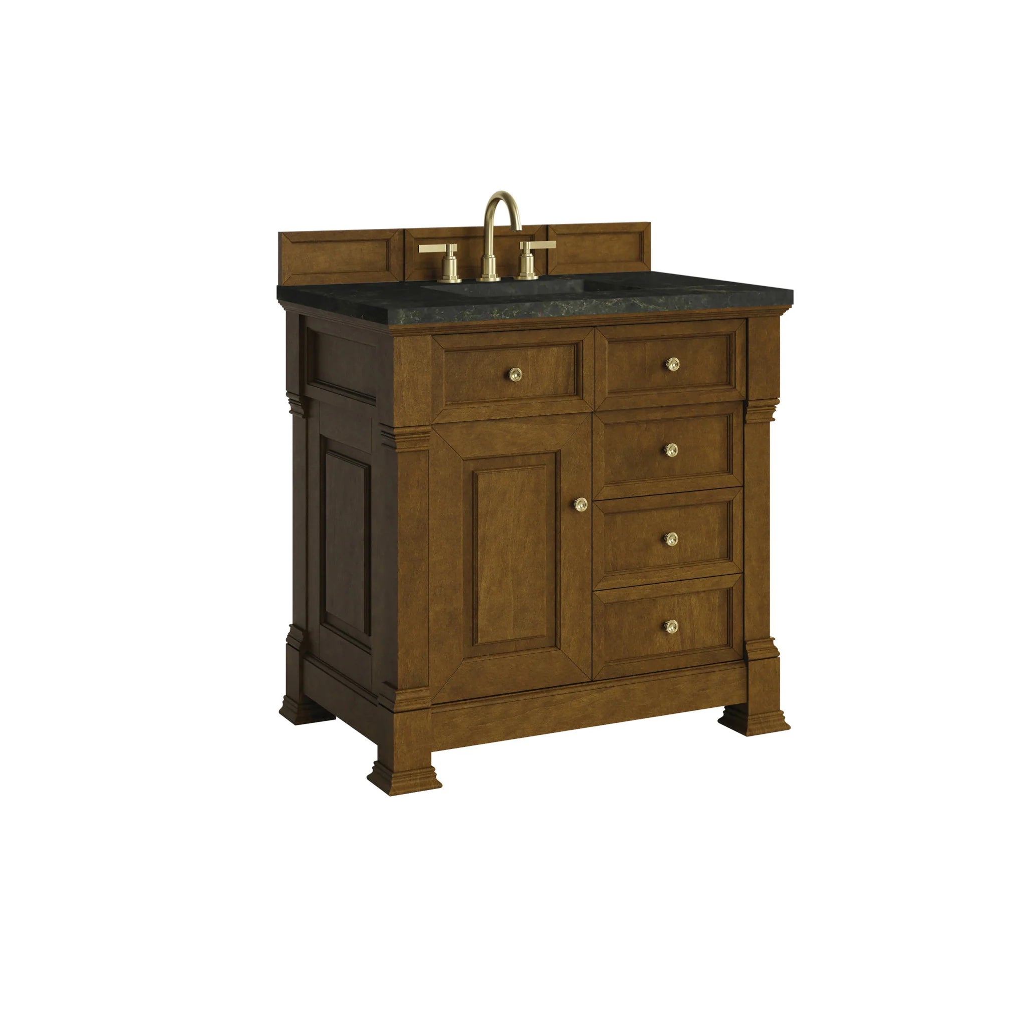 36-brookfield-single-vanity-in-honey-oak-by-james-martin-vanities-phantome-eclos-zero-silica image 3
