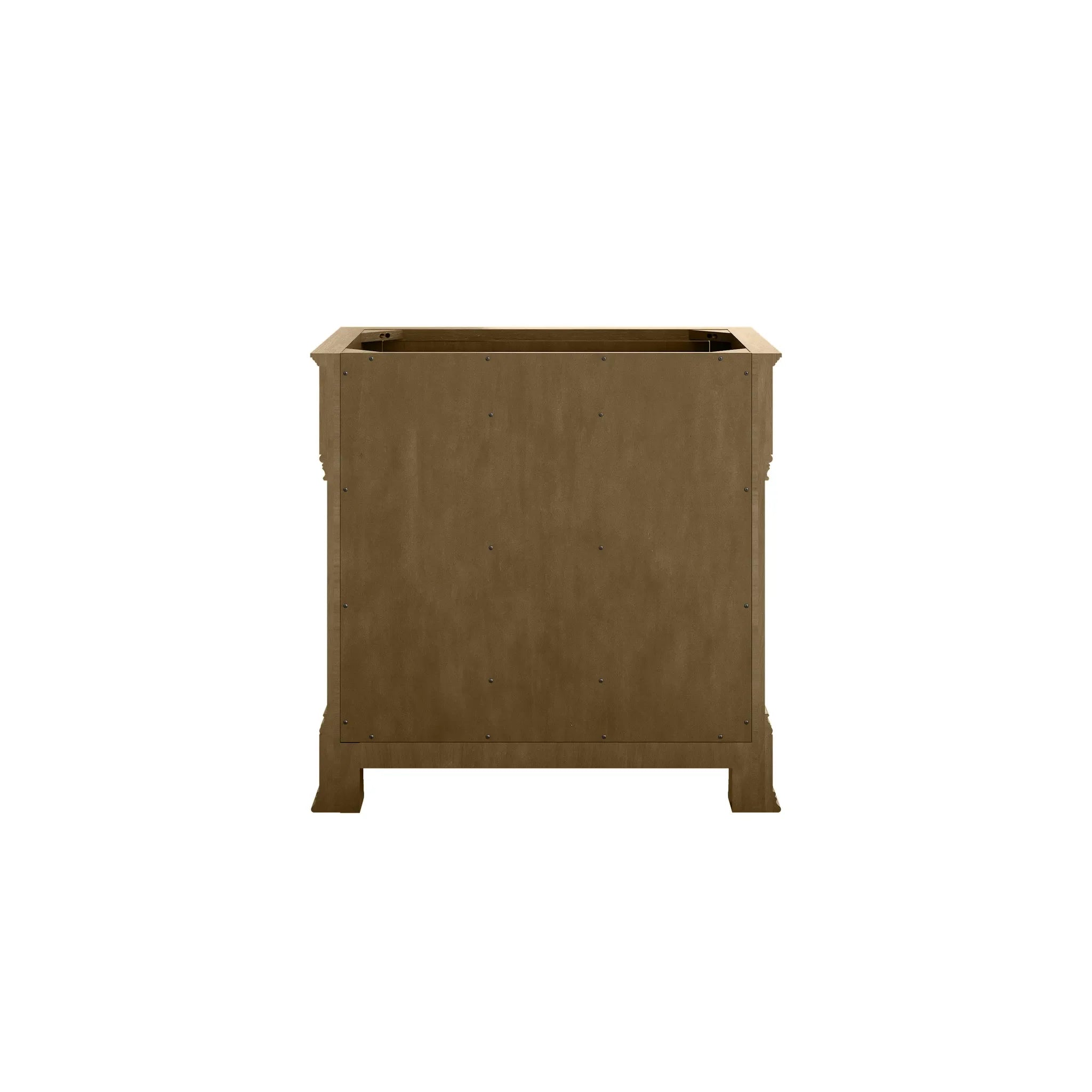 36" Brookfield Single Vanity in Pecan-Parisien Bleu Silestone-8" Widespread image 8