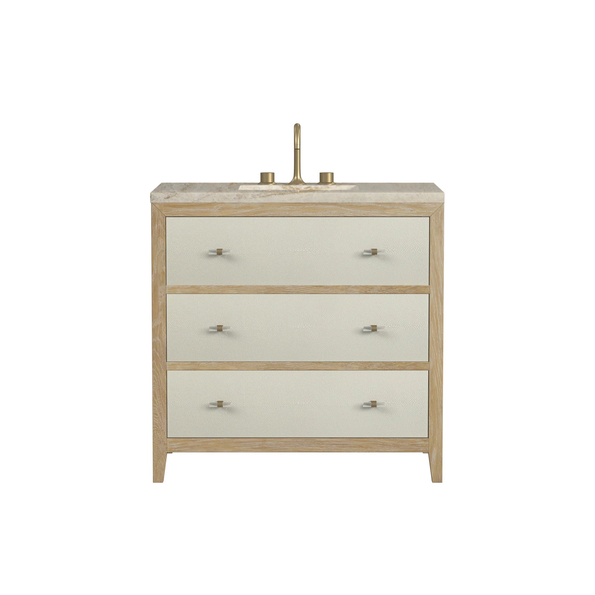 36-celeste-single-vanity-in-sunwashed-oak-with-embossed-shagreen-by-james-martin-vanities-tajnar-eclos-zero-silica image