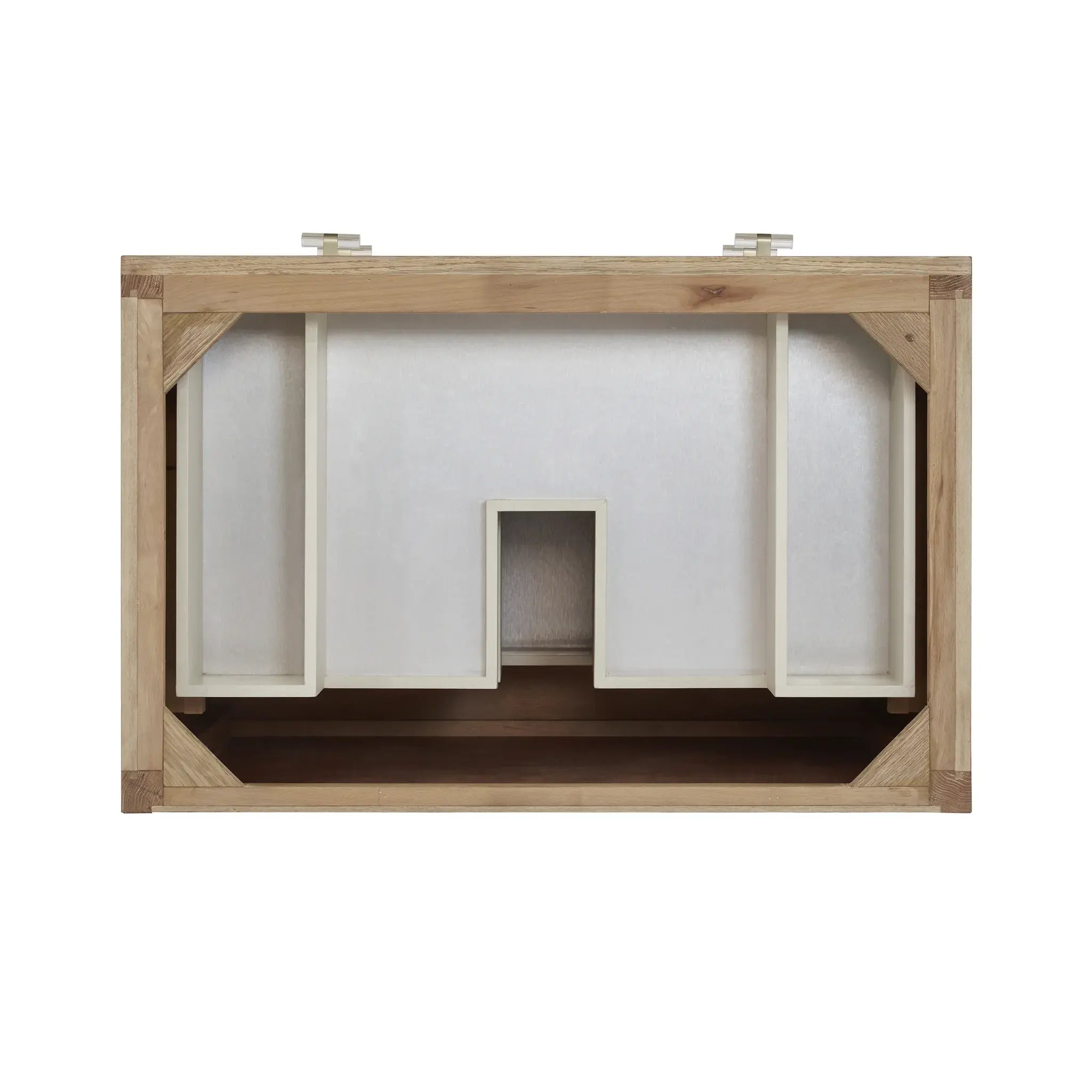 36" Celeste Single Vanity in Sunwashed Oak with Embossed Shagreen-Cabinet Only-Not Available image 1
