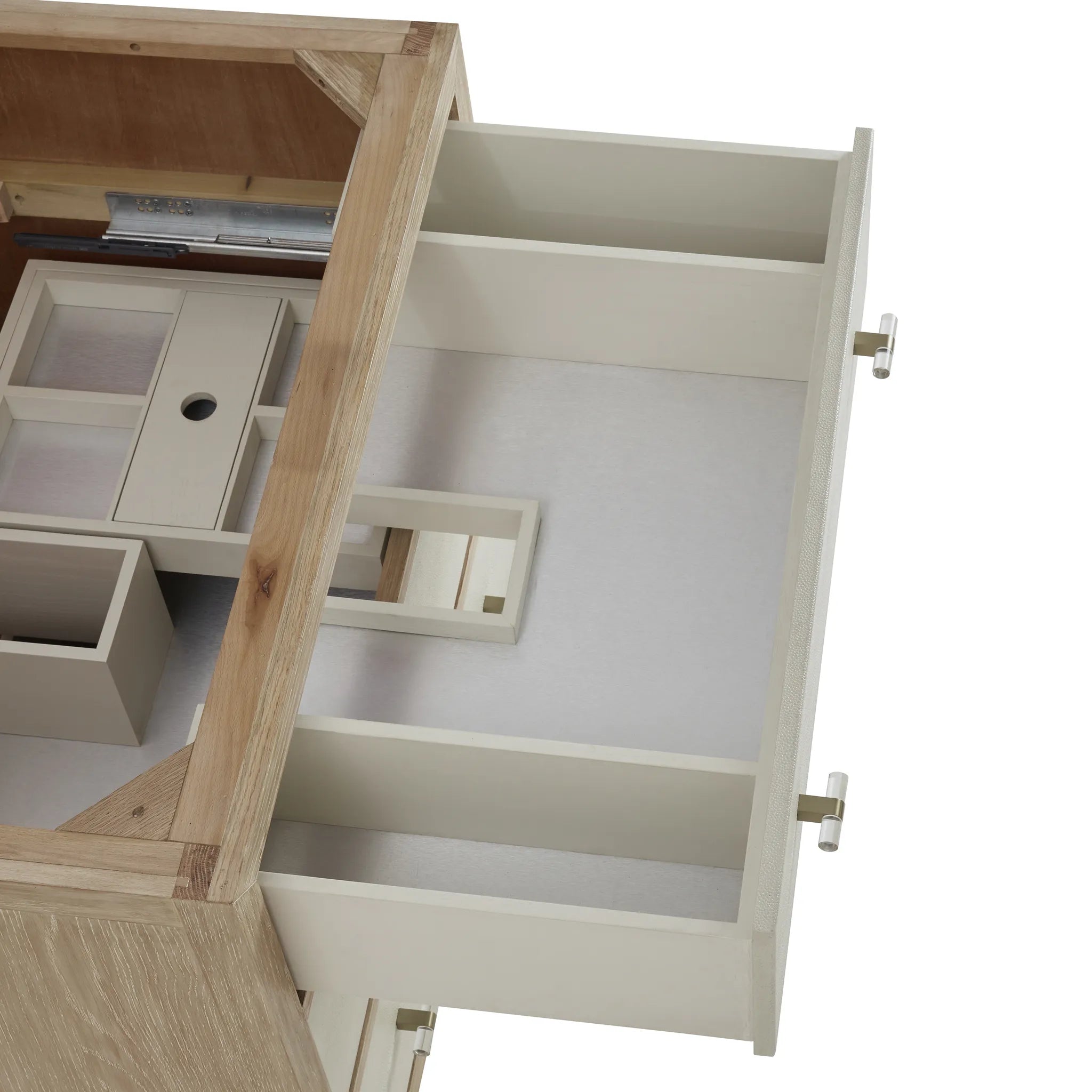 36" Celeste Single Vanity in Sunwashed Oak with Embossed Shagreen-Cabinet Only-Not Available image 9