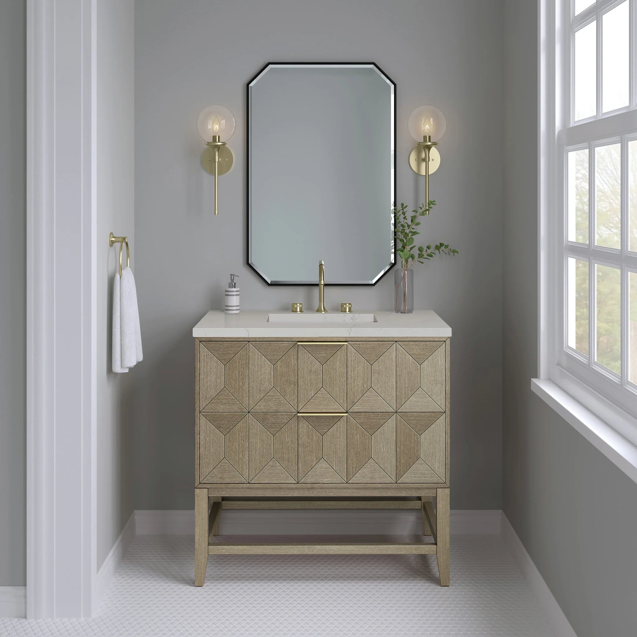 36-emmeline-single-vanity-in-pebble-oak-by-james-martin-vanities-siberian-silestone image 2