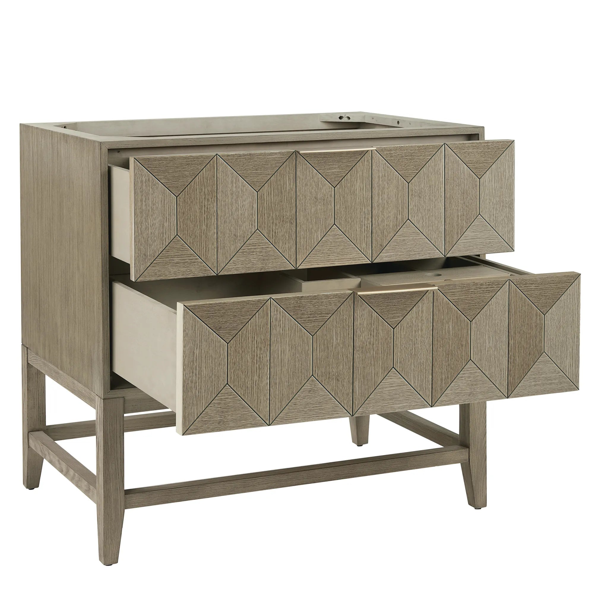 36" Emmeline Single Vanity in Pebble Oak-Cabinet Only-Not Available image 1