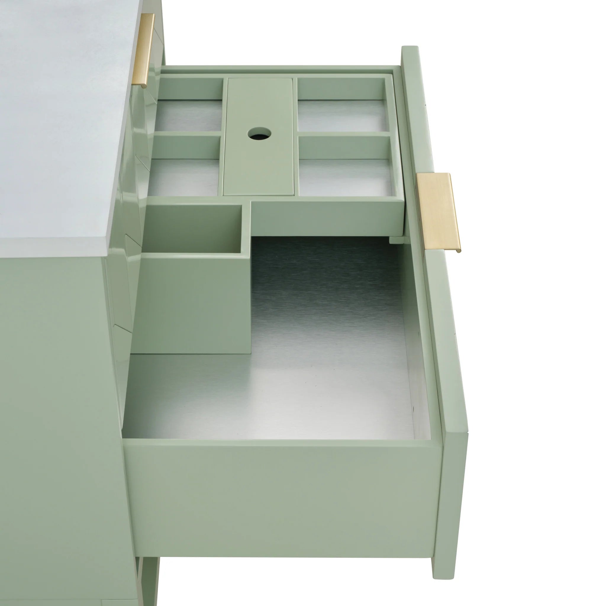 36-emmeline-single-vanity-in-pistachio-by-james-martin-vanities-tajnar-eclos-zero-silica image 9