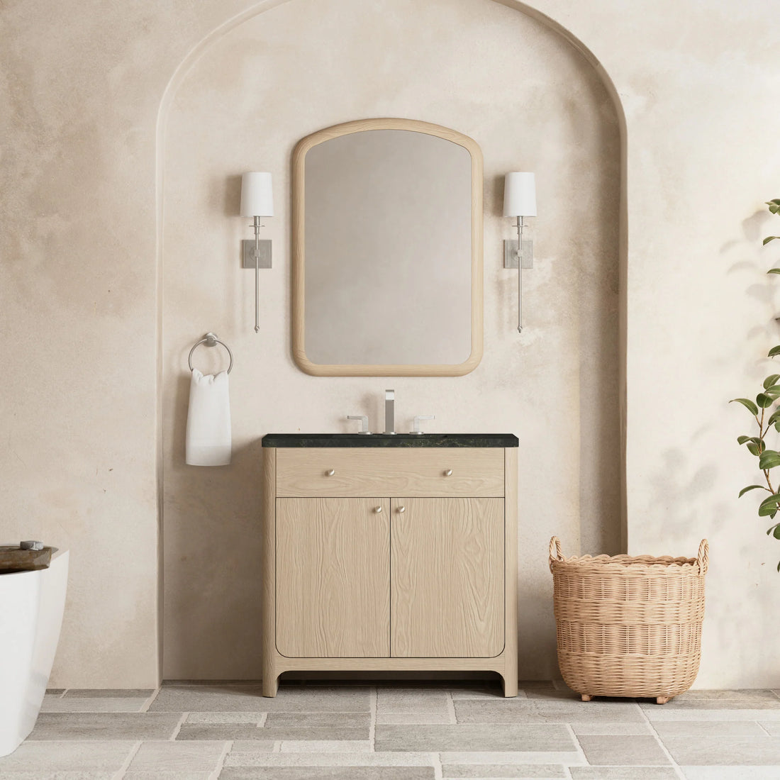 36-gracyn-single-vanity-in-coastal-driftwood-by-james-martin-vanities-phantome-eclos-zero-silica image 2