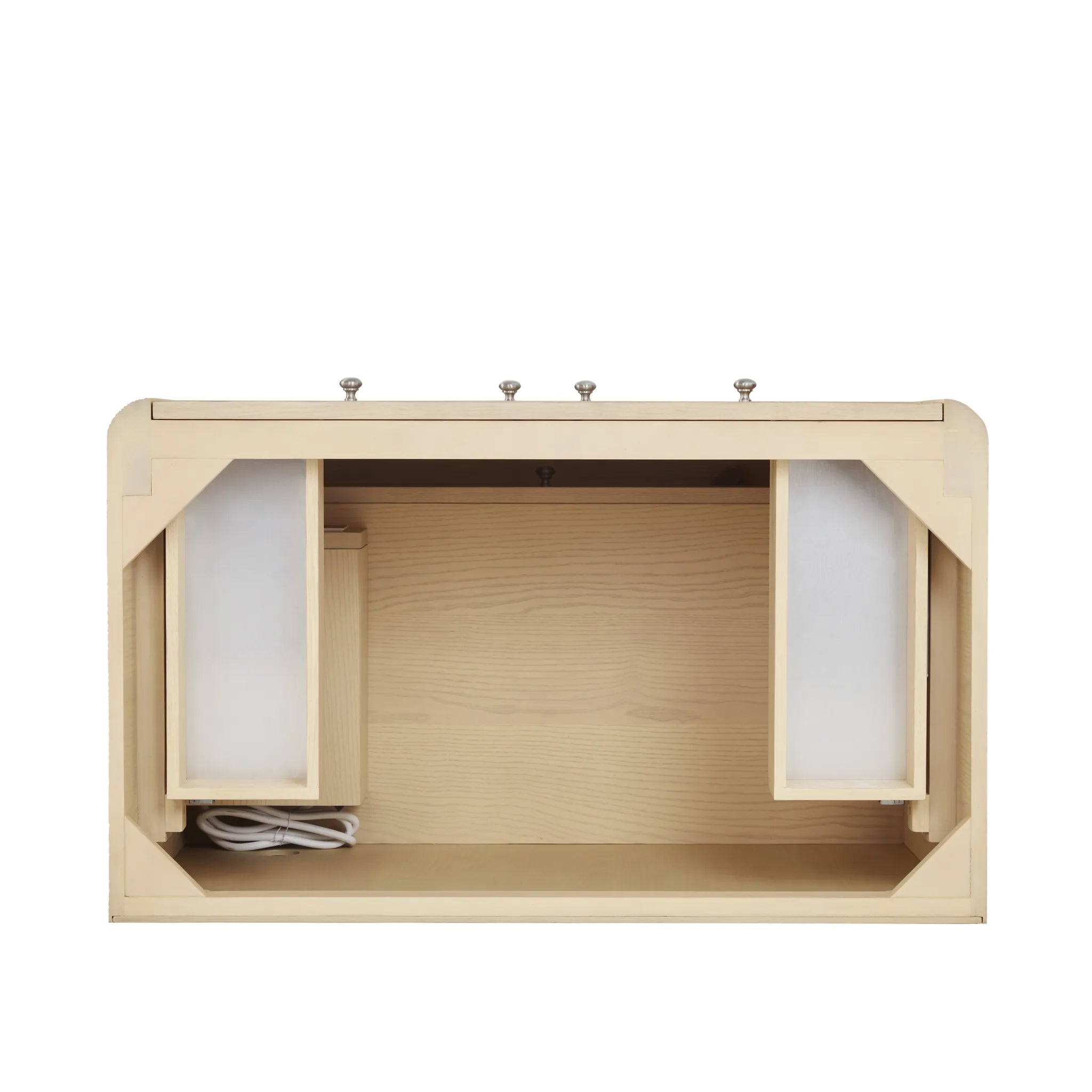 36" Gracyn Single Vanity in Coastal Driftwood-Victorian Silver Silestone-Single Hole image 5