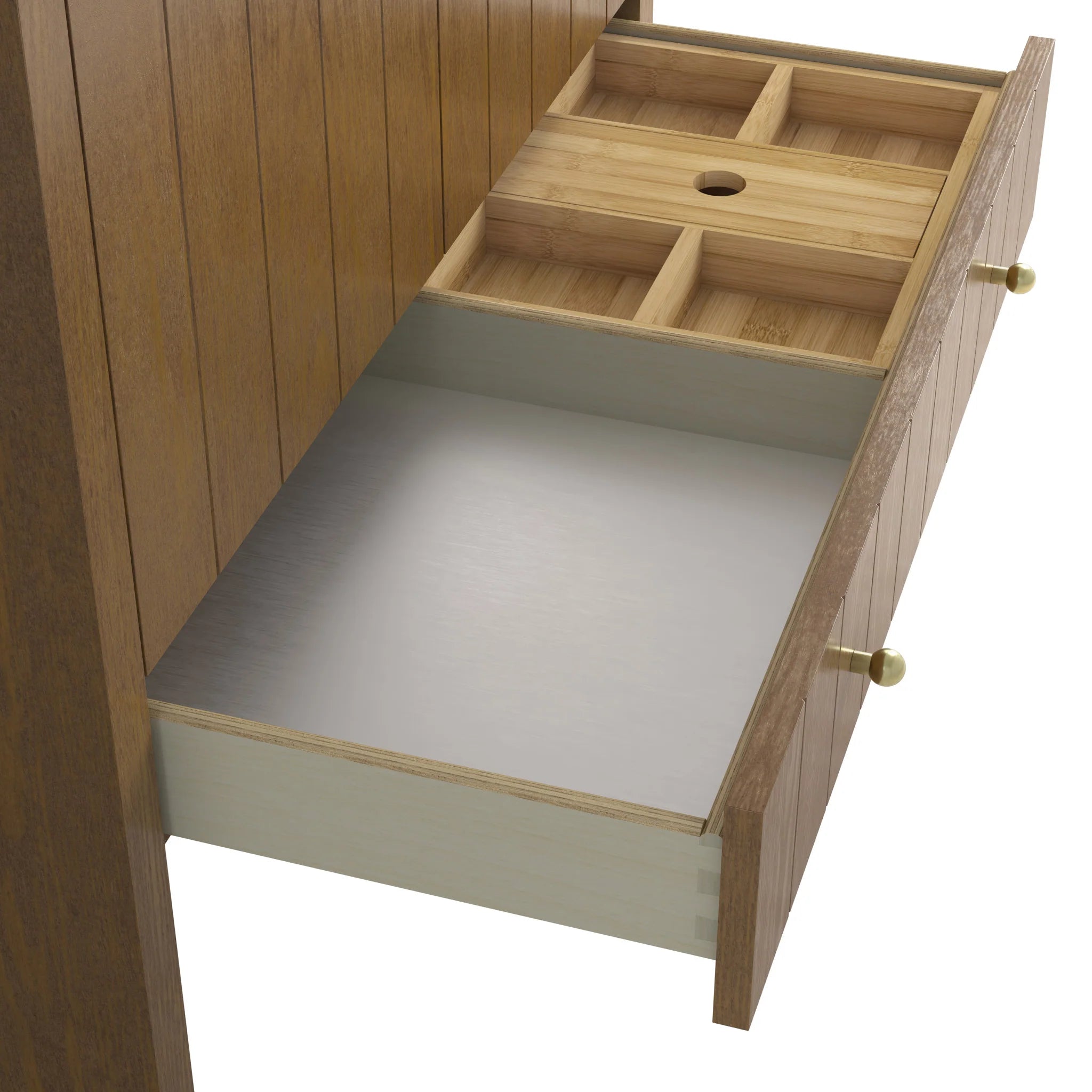 36" Hudson Single Vanity in Honey Oak by James Martin Vanities-Phantome Eclos 15