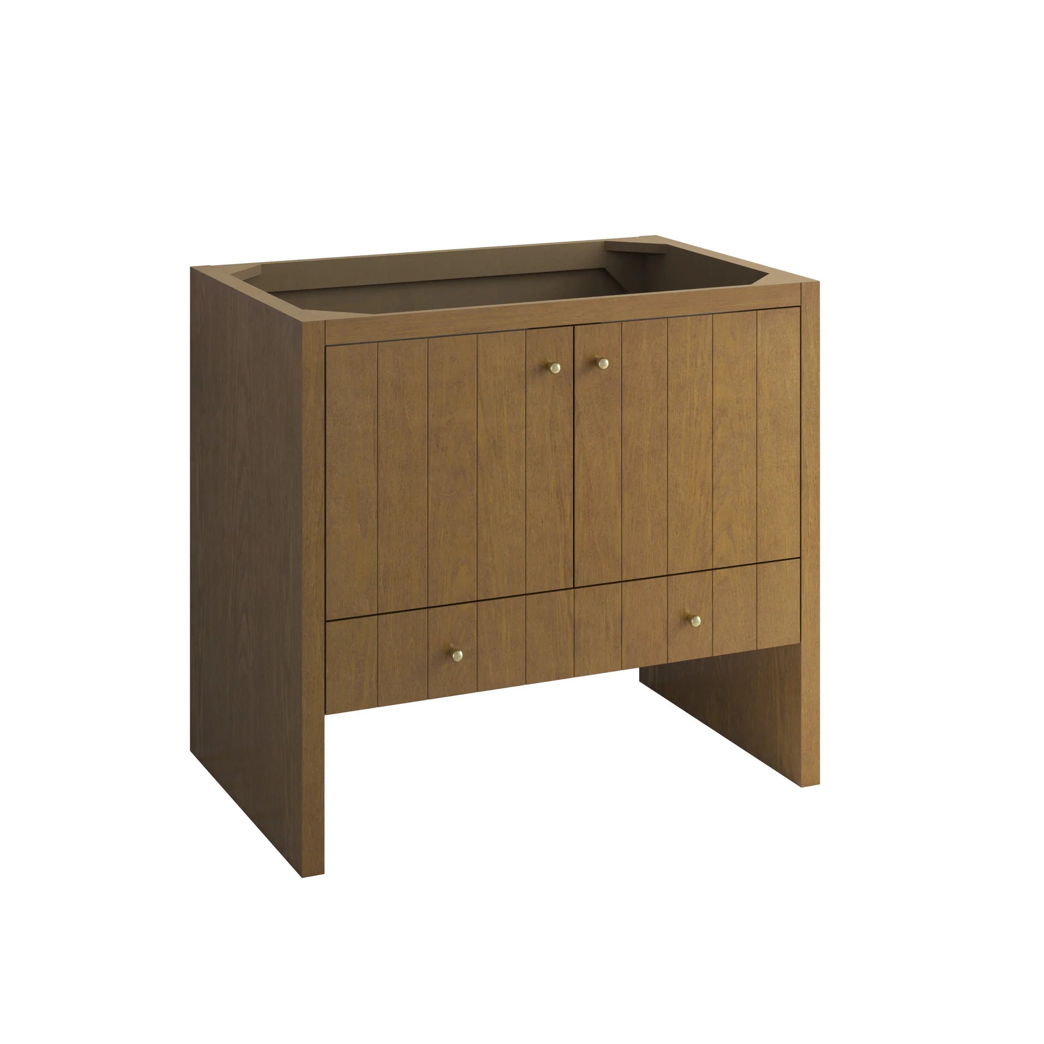 36" Hudson Single Vanity in Honey Oak by James Martin Vanities-Phantome Eclos 8