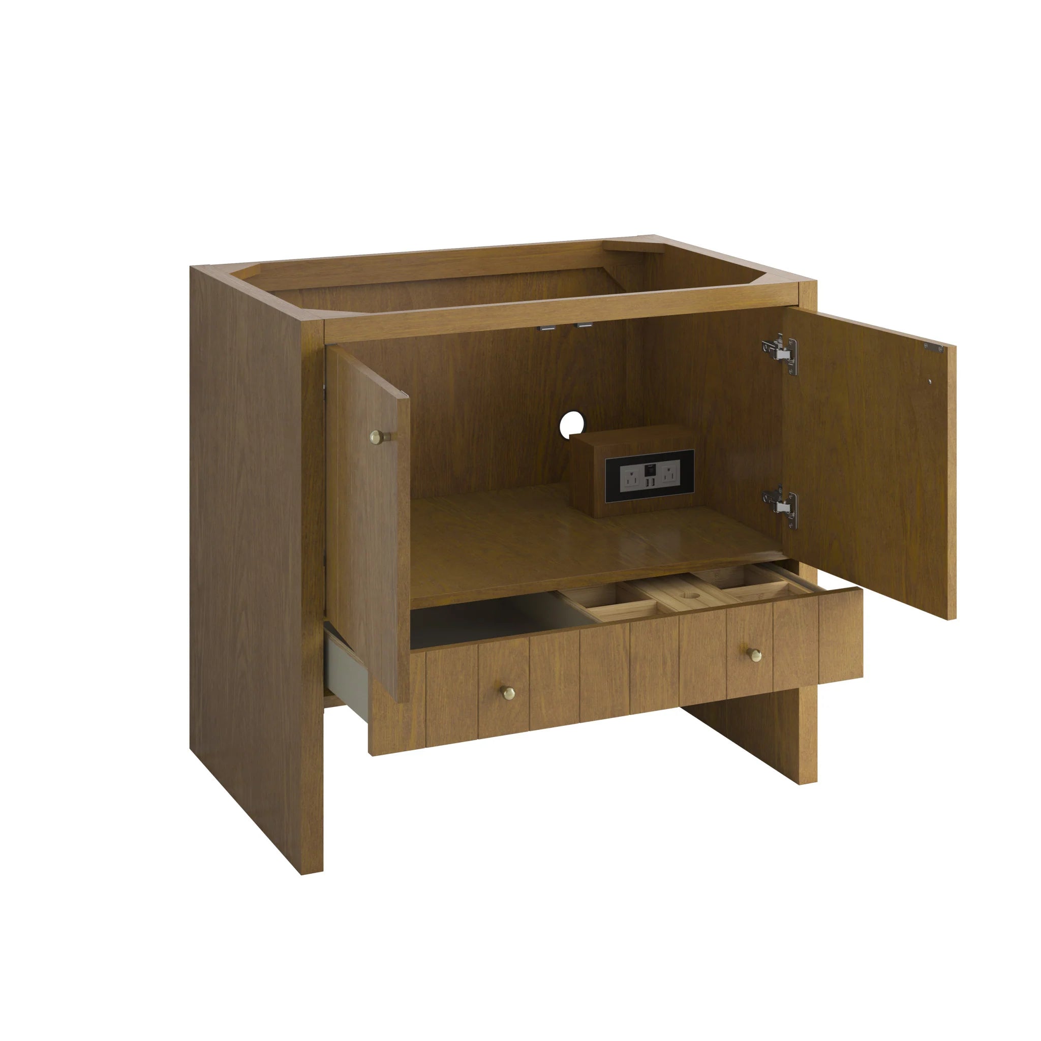 36" Hudson Single Vanity in Honey Oak by James Martin Vanities-Tajnar Eclos 7