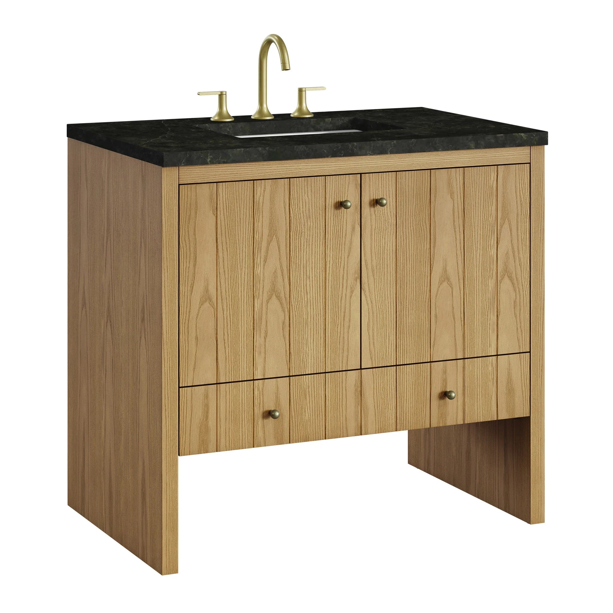 36-hudson-single-vanity-in-light-natural-oak-by-james-martin-vanities-phantome-eclos-zero-silica image 4