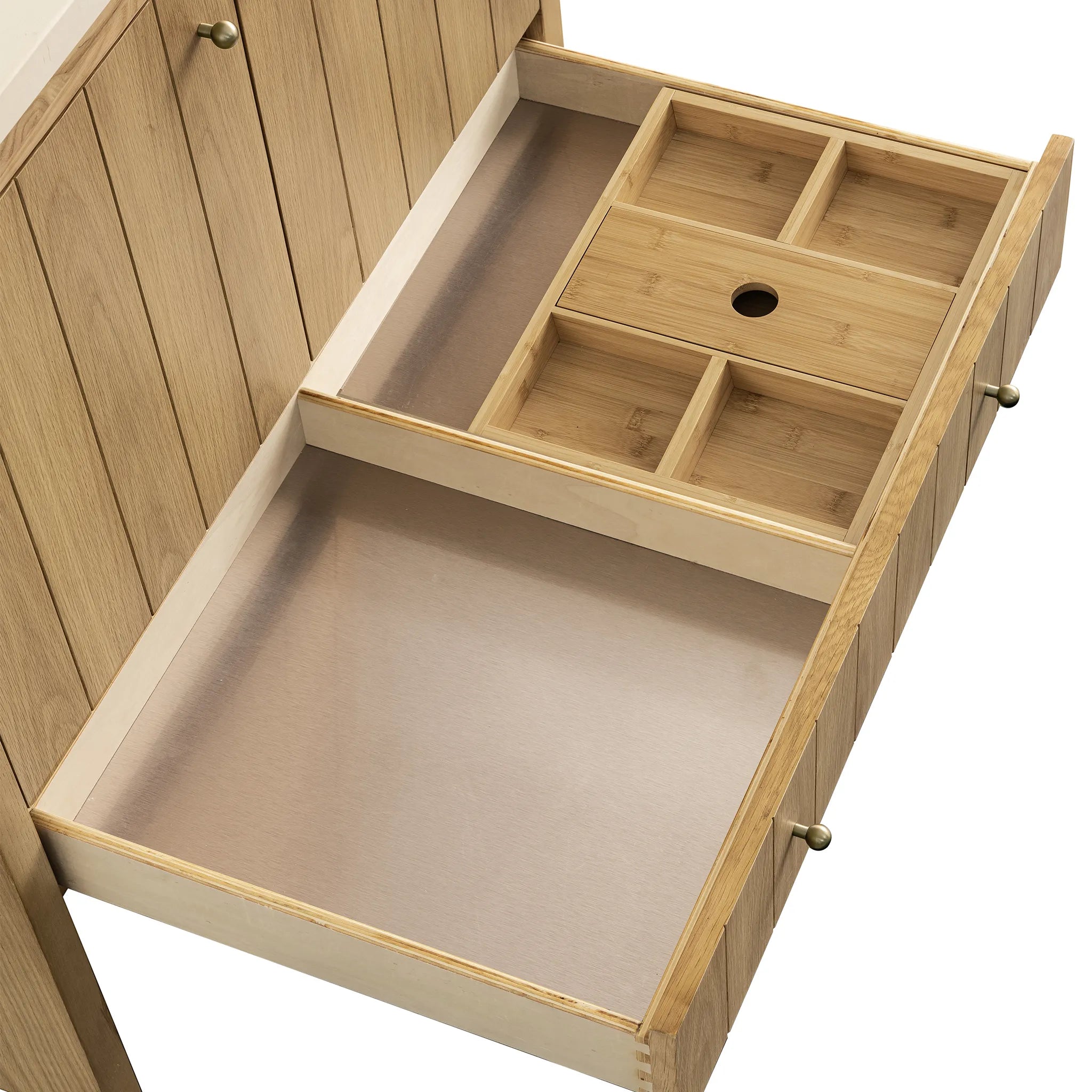 36" Hudson Single Vanity in Light Natural Oak-Cabinet Only-Not Available image 7