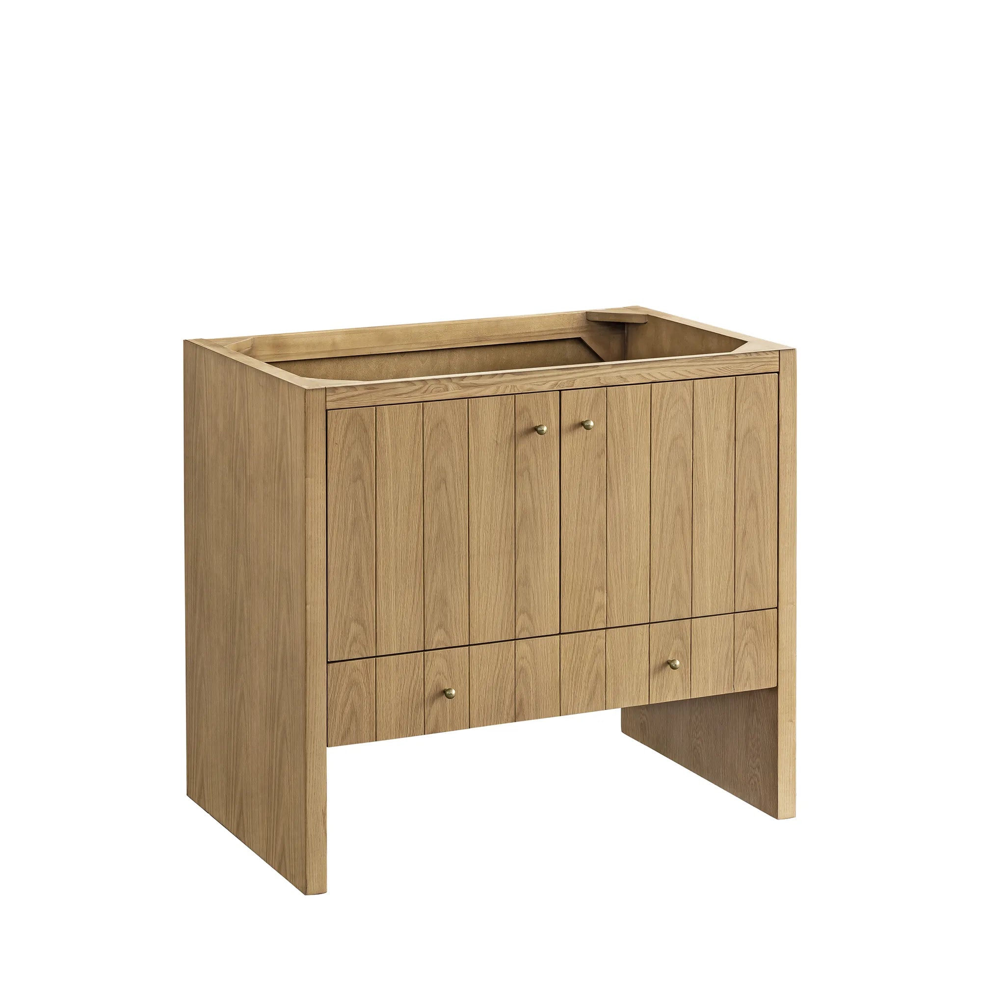 36" Hudson Single Vanity in Light Natural Oak-Cabinet Only-Not Available image