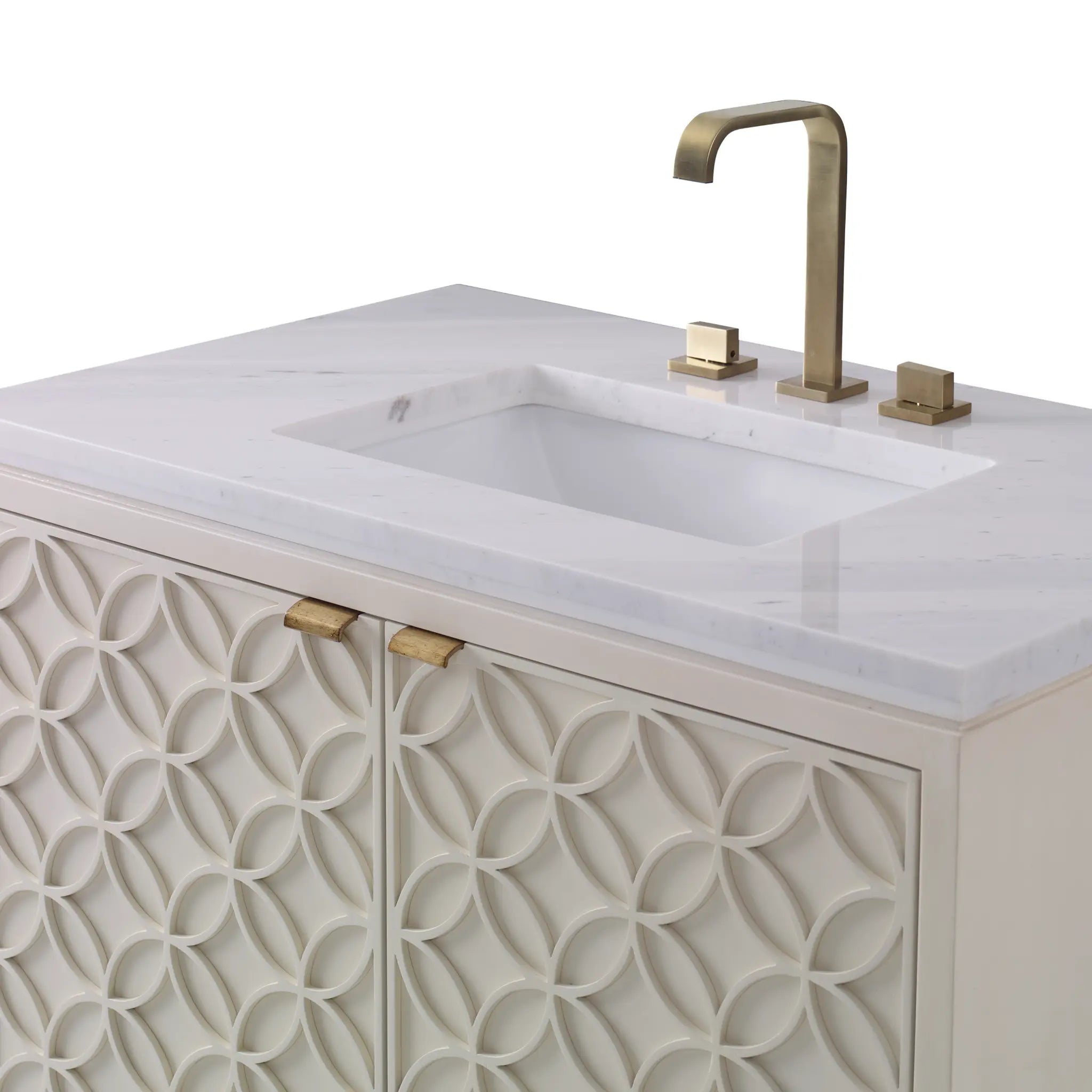 36" Italian Sink Chest - Linen by Ambella Home image 2