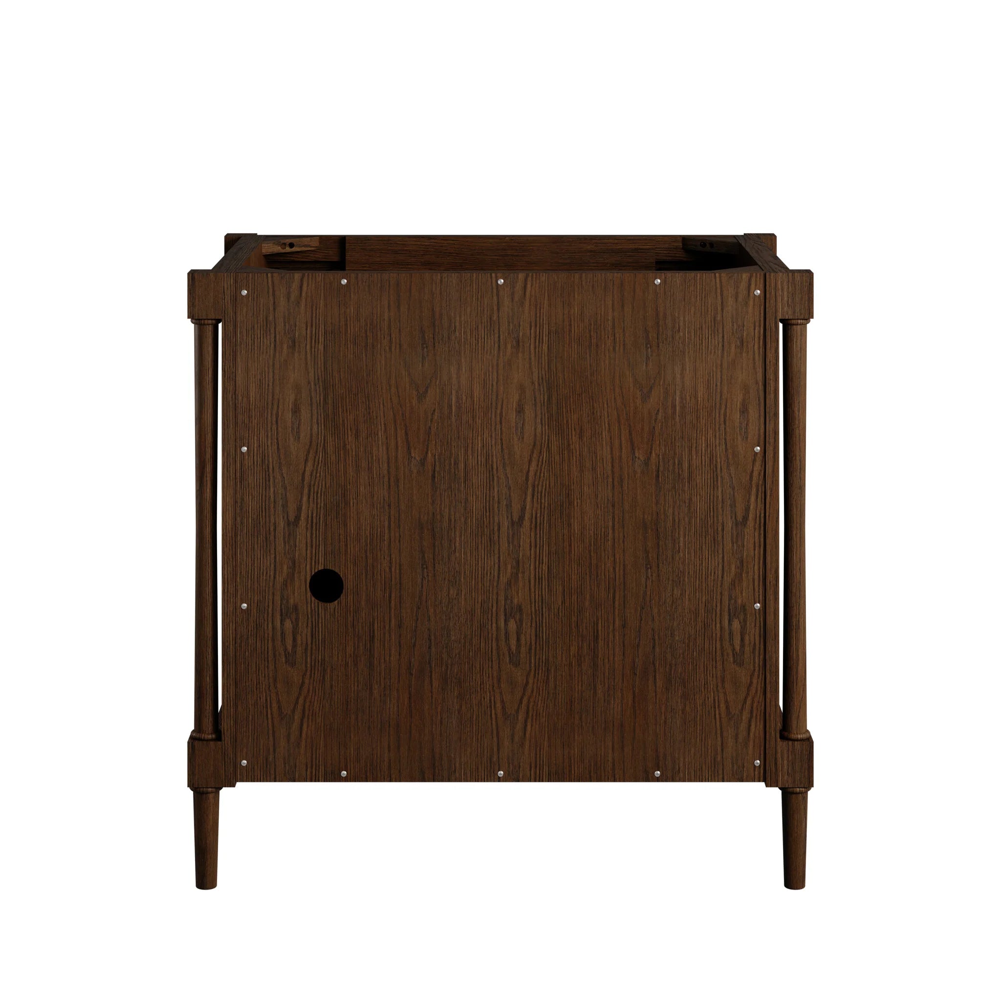 36" Kinnsden Single Vanity in Sable Oak by James Martin Vanities-Parisien Bleu Silestone 8