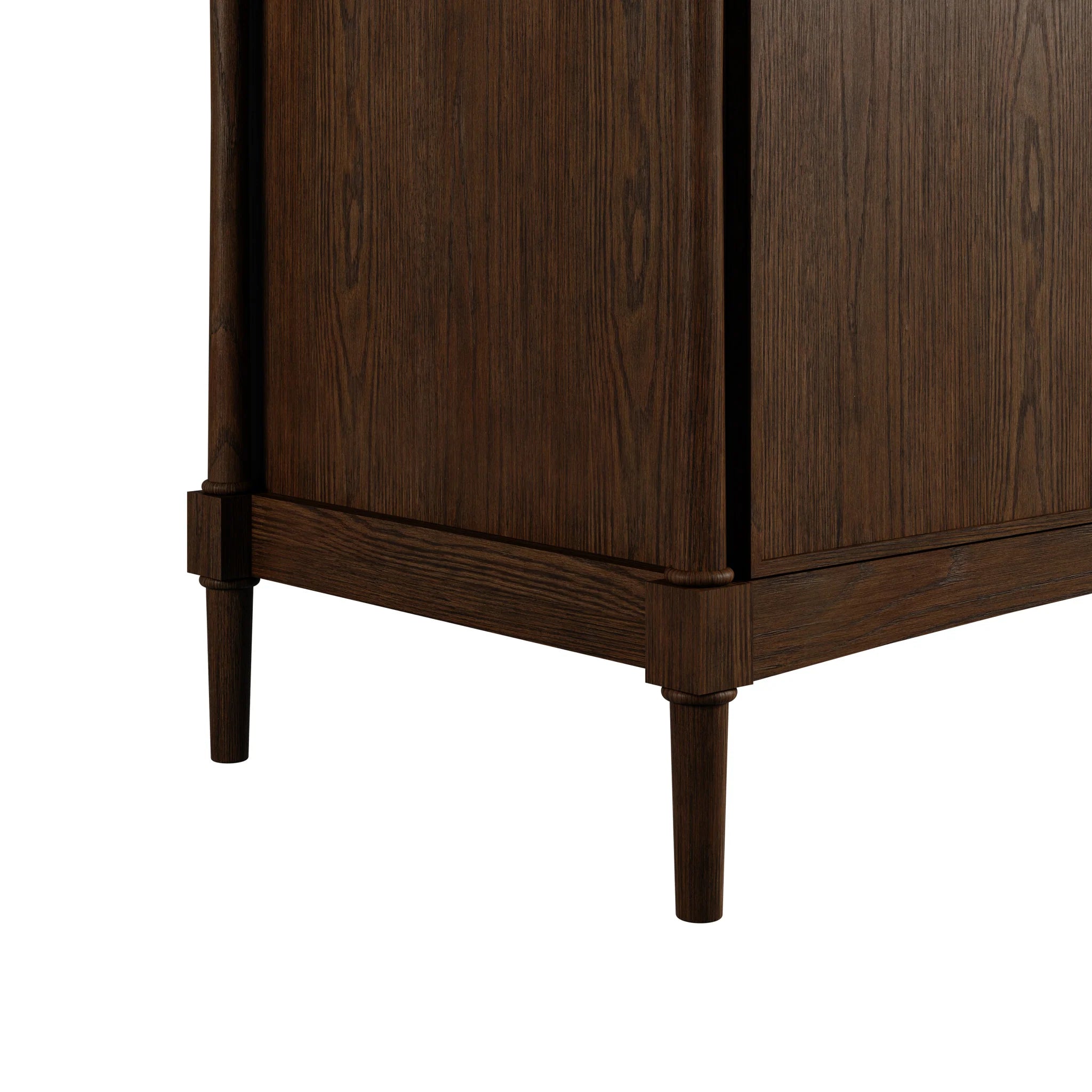 36" Kinnsden Single Vanity in Sable Oak by James Martin Vanities-Siberian Silestone 11