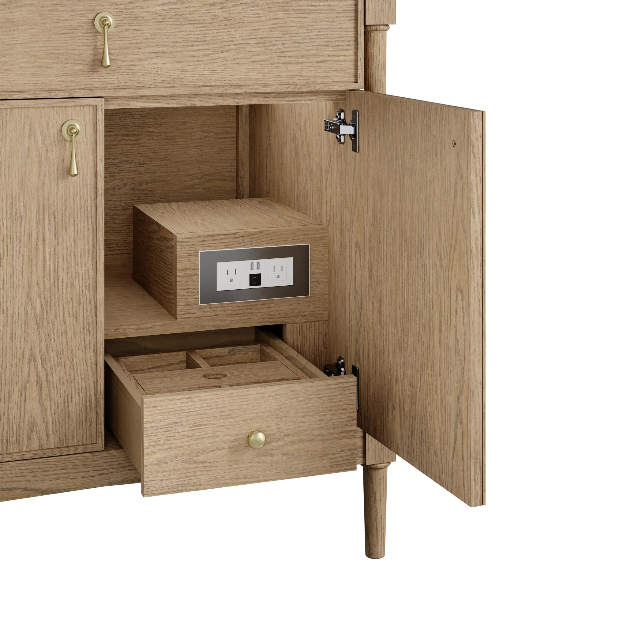 36" Kinnsden Single Vanity in Weathered Oak by James Martin Vanities-White Zeus Silestone 18