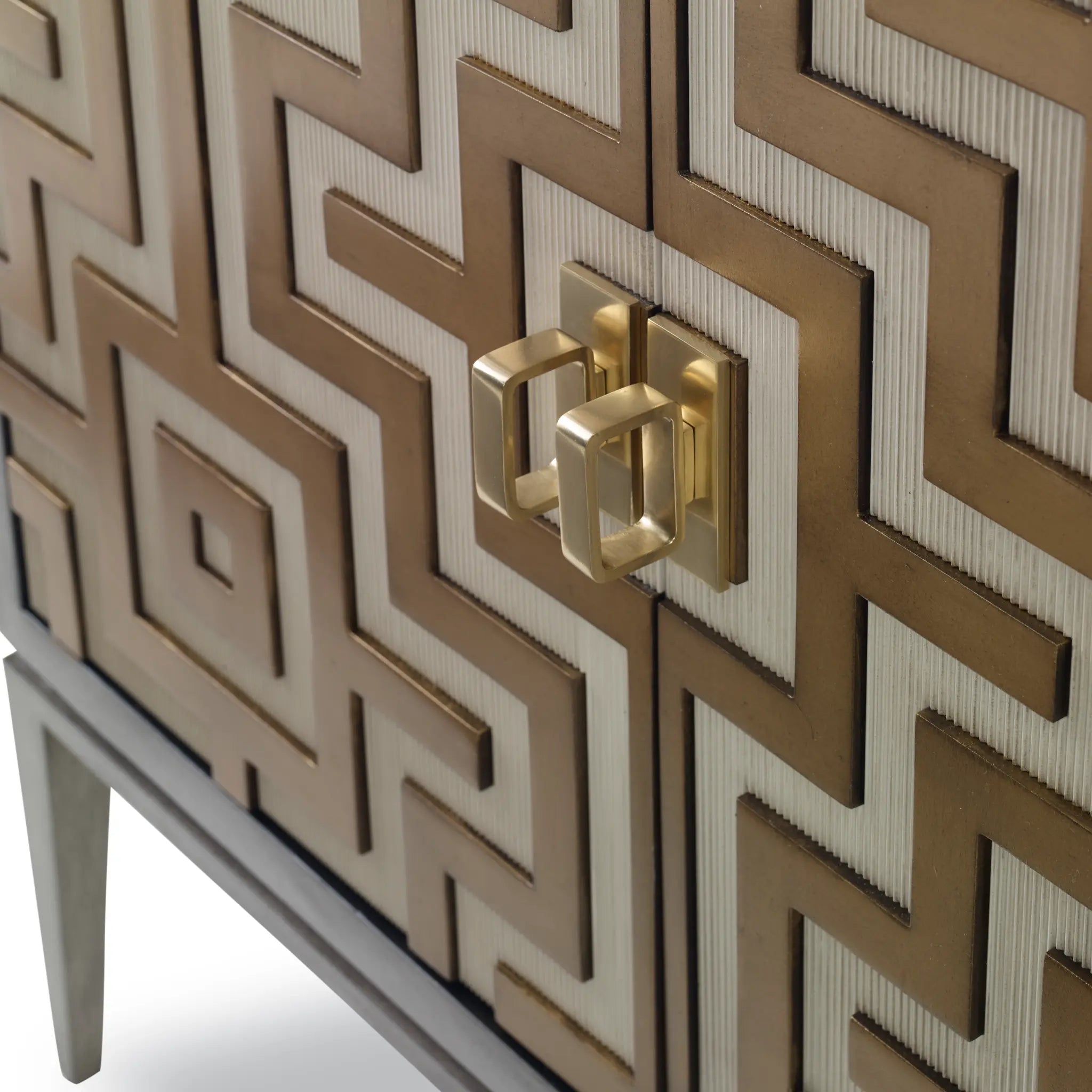 36" Labyrinth Sink Chest - Ash Grey by Ambella Home image 3
