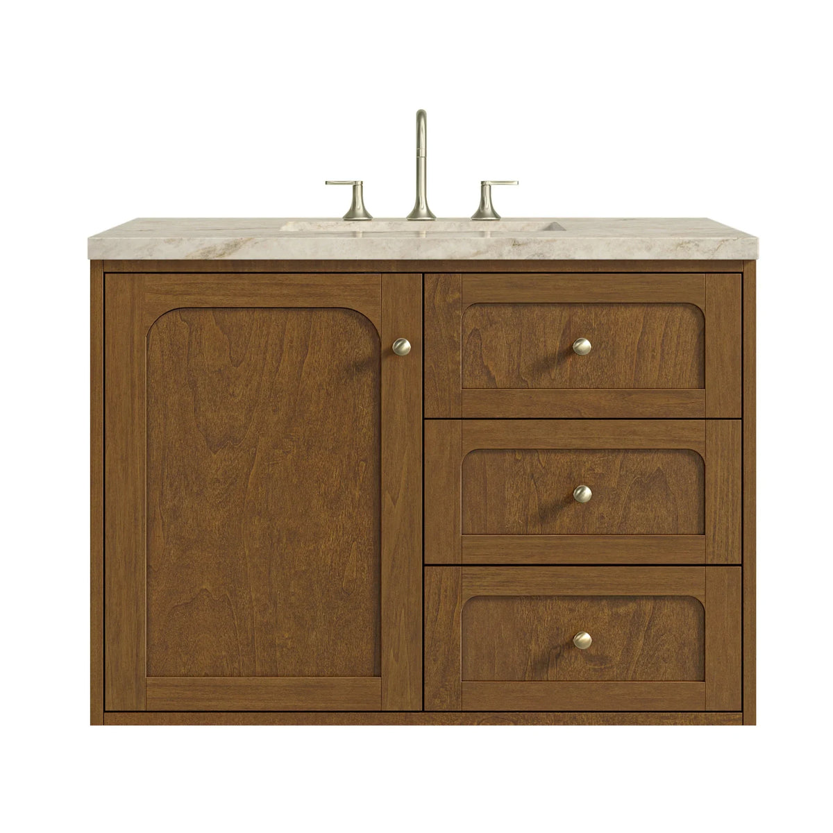 36" Laurent Single Vanity in Light Honey Oak-jmv-Tajnar Eclos-8" Widespread image 88