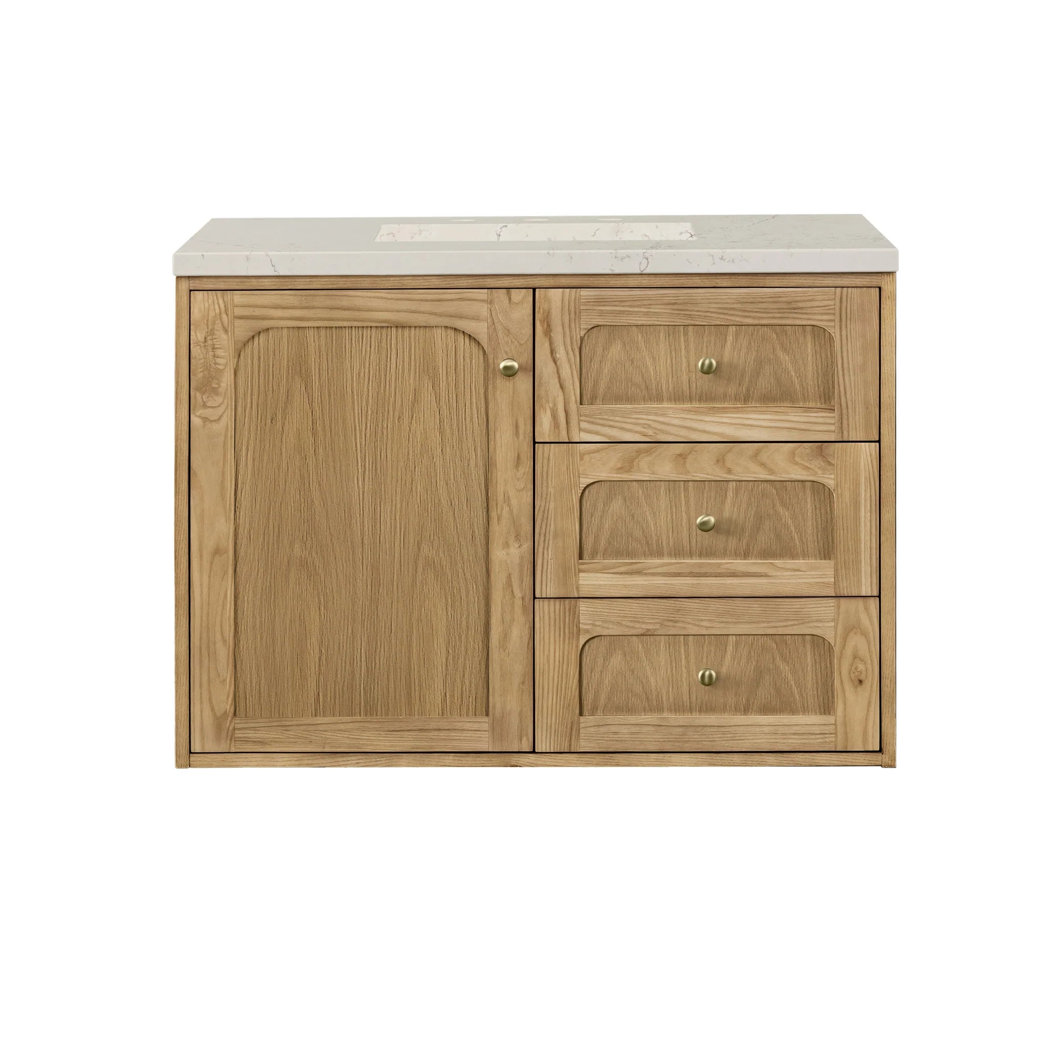 36-laurent-single-vanity-in-light-natural-oak-by-james-martin-vanities-siberian-silestone image 2