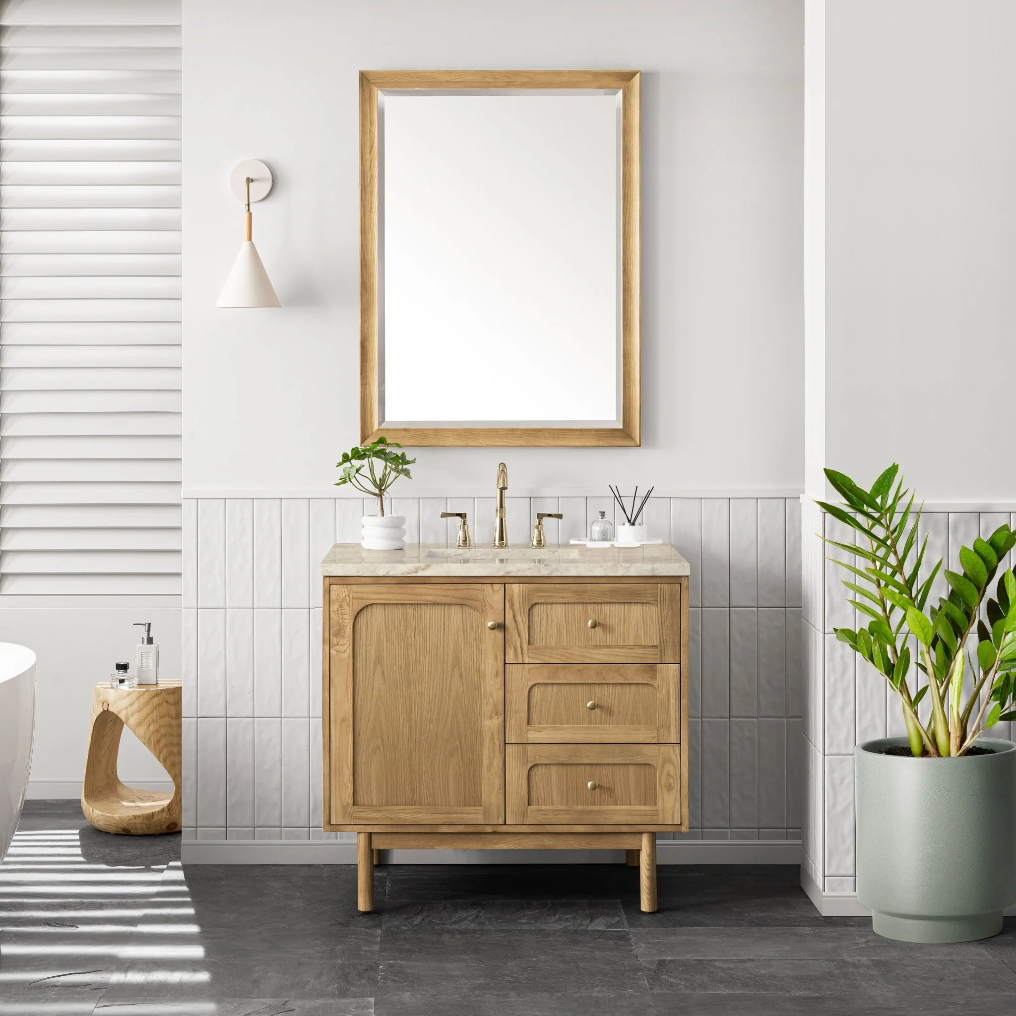 36-laurent-single-vanity-in-light-natural-oak-by-james-martin-vanities-tajnar-eclos-zero-silica image 18