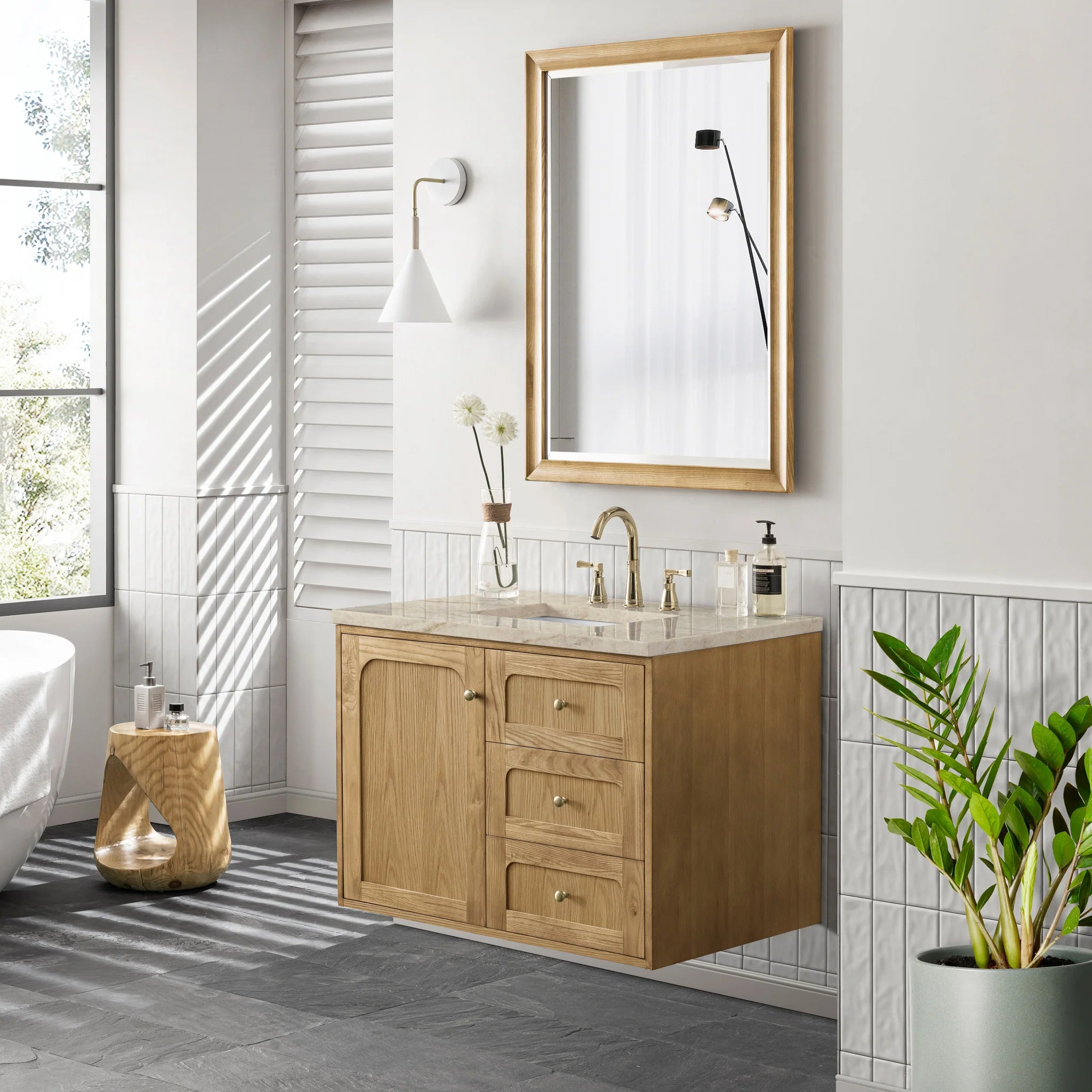 36-laurent-single-vanity-in-light-natural-oak-by-james-martin-vanities-tajnar-eclos-zero-silica image 21
