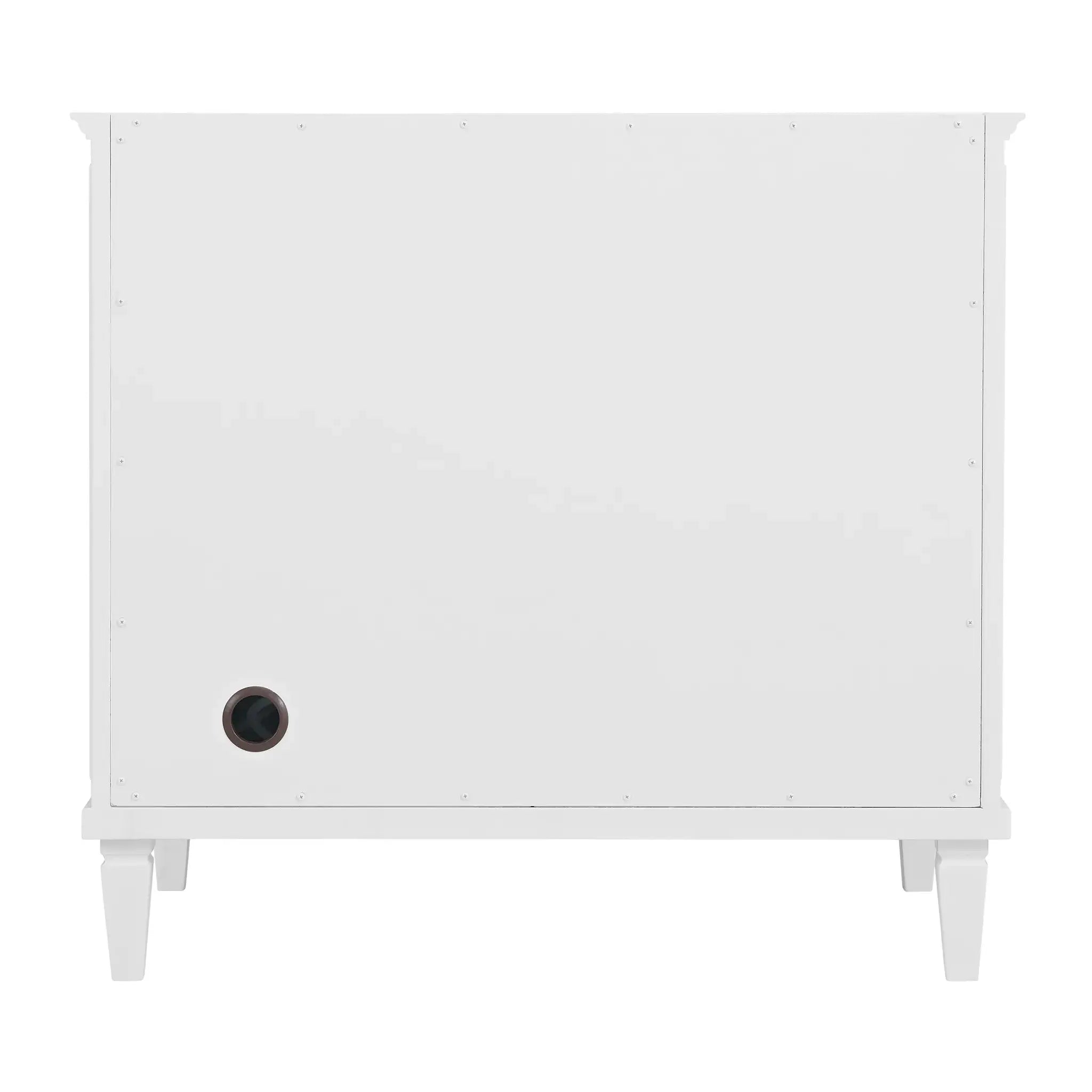 36" Lorelai Single Vanity in Bright White-Lime Delight Silestone-8" Widespread image 8