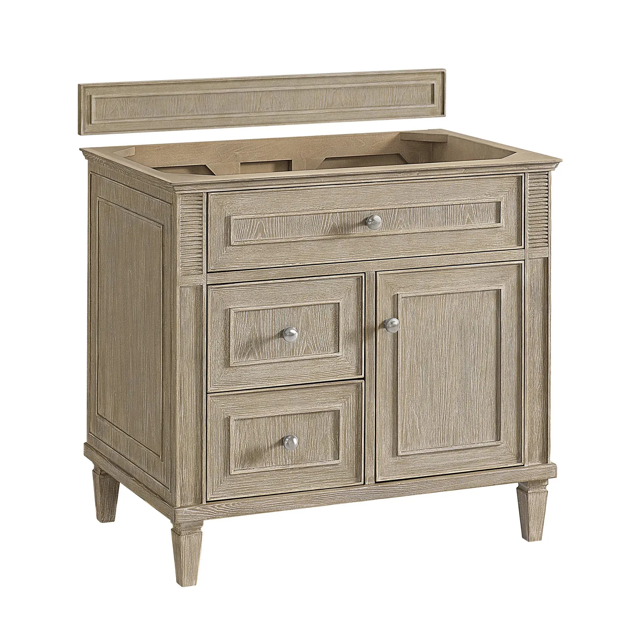 36" Lorelai Single Vanity in Whitewashed Oak-Cabinet Only-Not Available image
