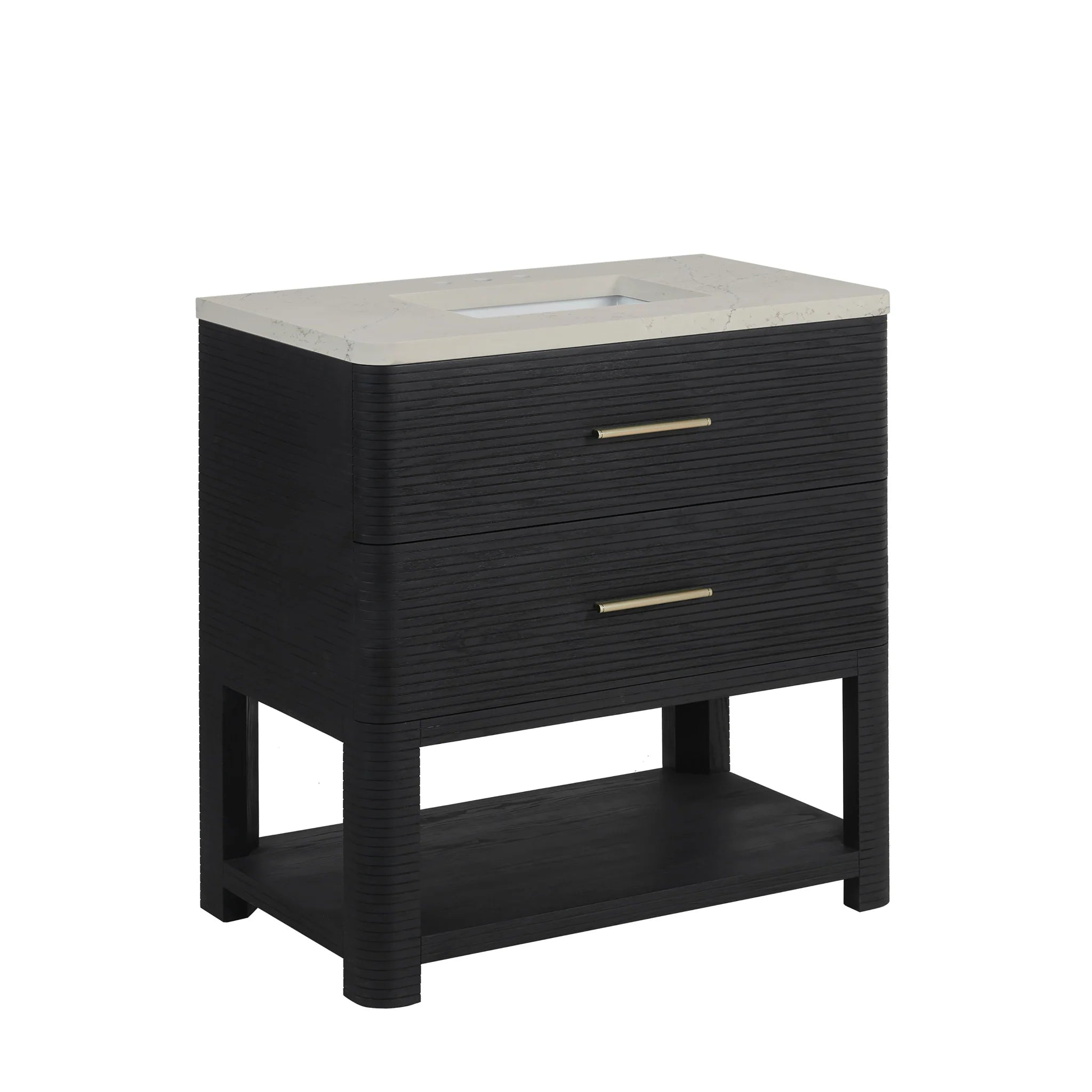 36-lucian-single-vanity-in-carbon-oak-by-james-martin-vanities-siberian-silestone image 1
