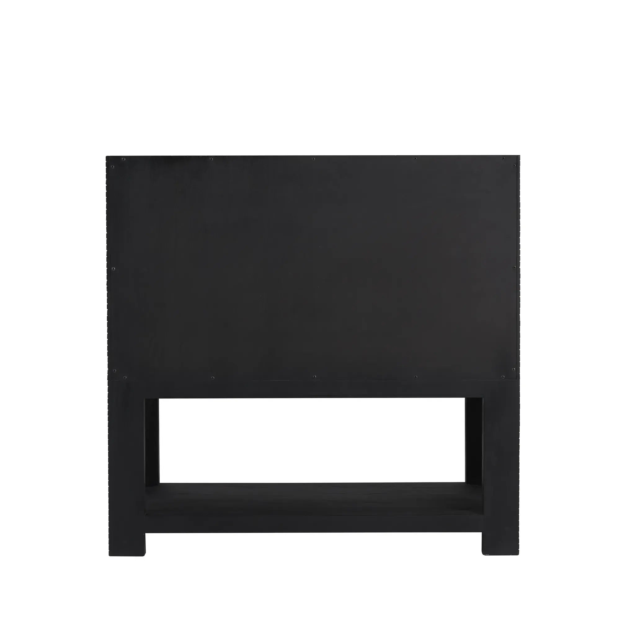 36" Lucian Single Vanity in Carbon Oak-White Zeus Silestone-Single Hole image 8