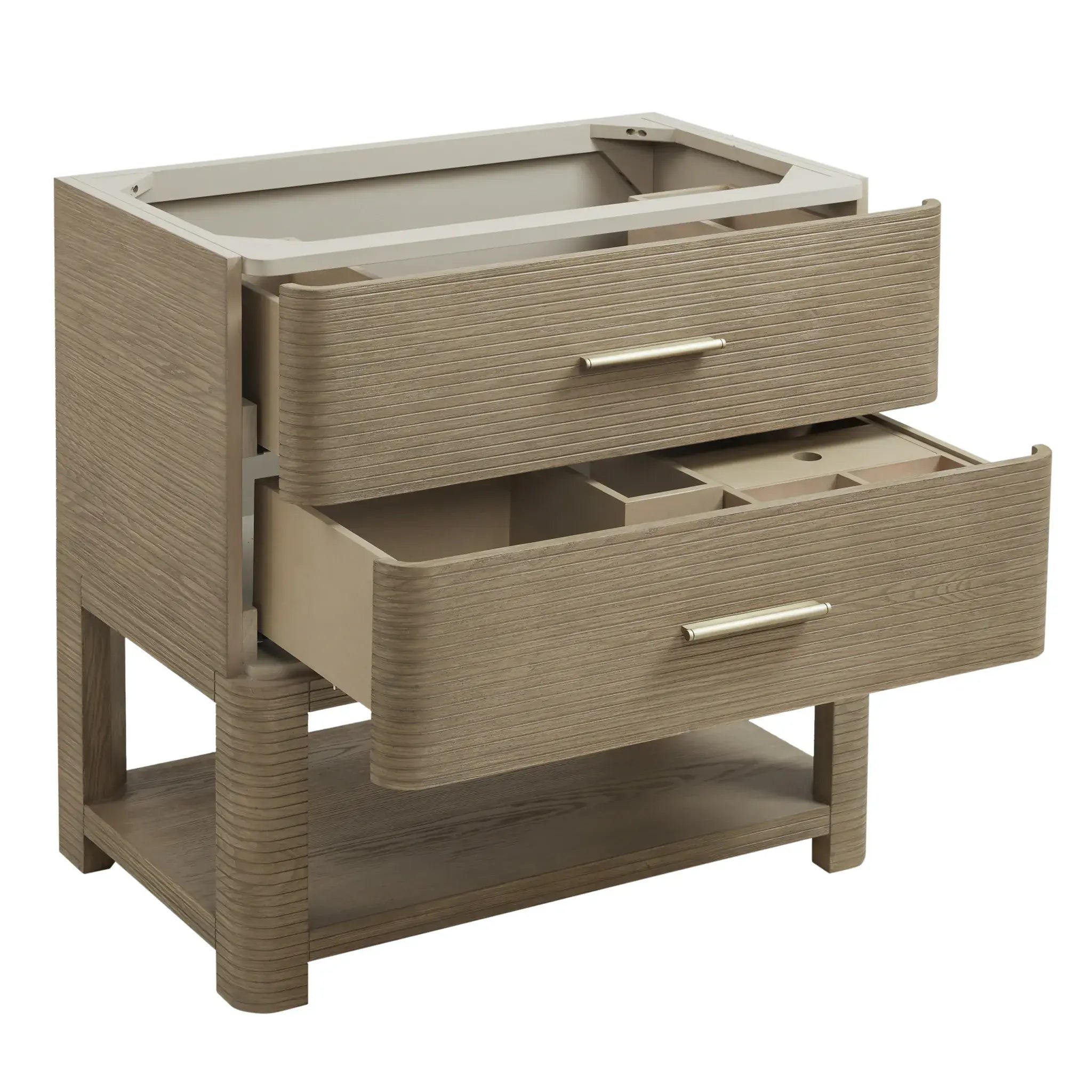 36" Lucian Single Vanity in Pebble Oak-Cabinet Only-Not Available image 2