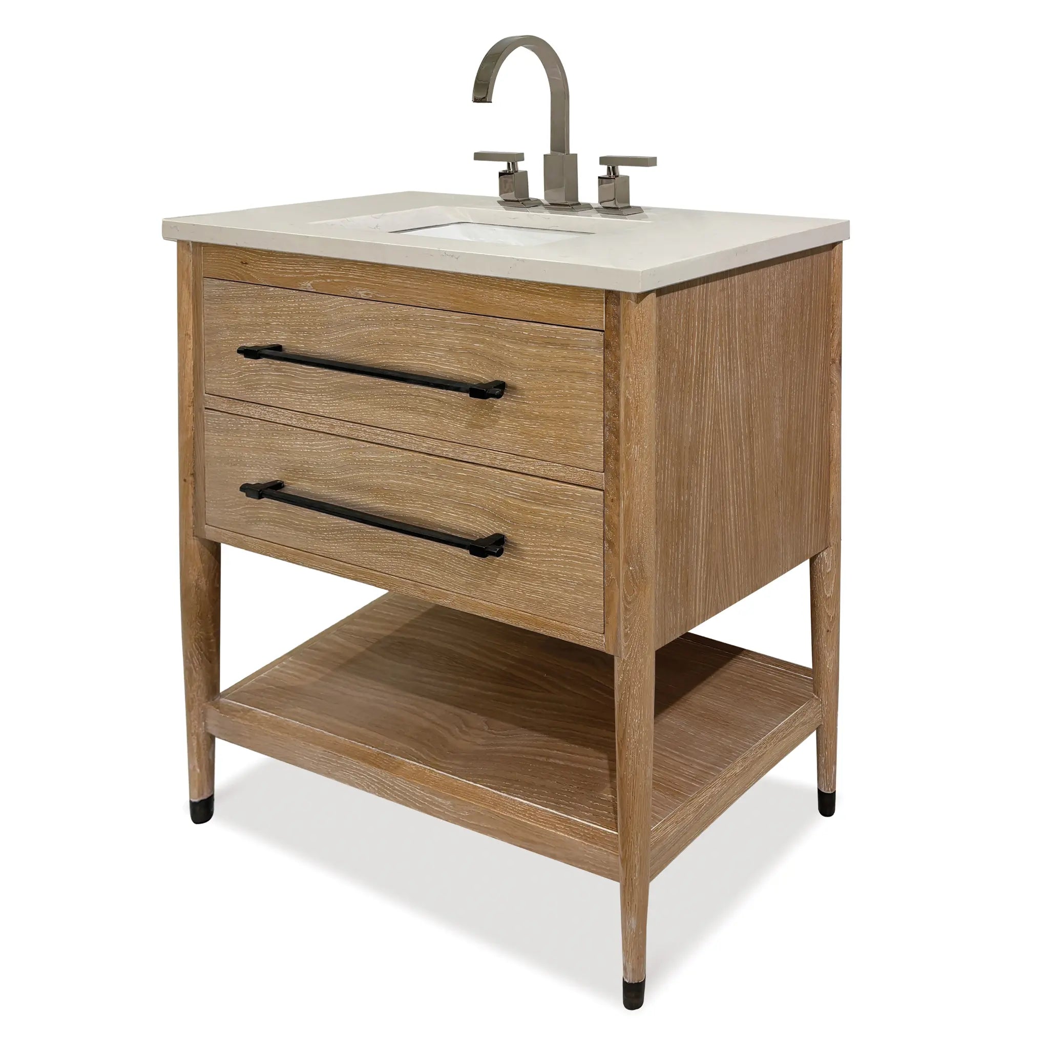 36" Miles Sink Chest - White Oak by Ambella Home image 1