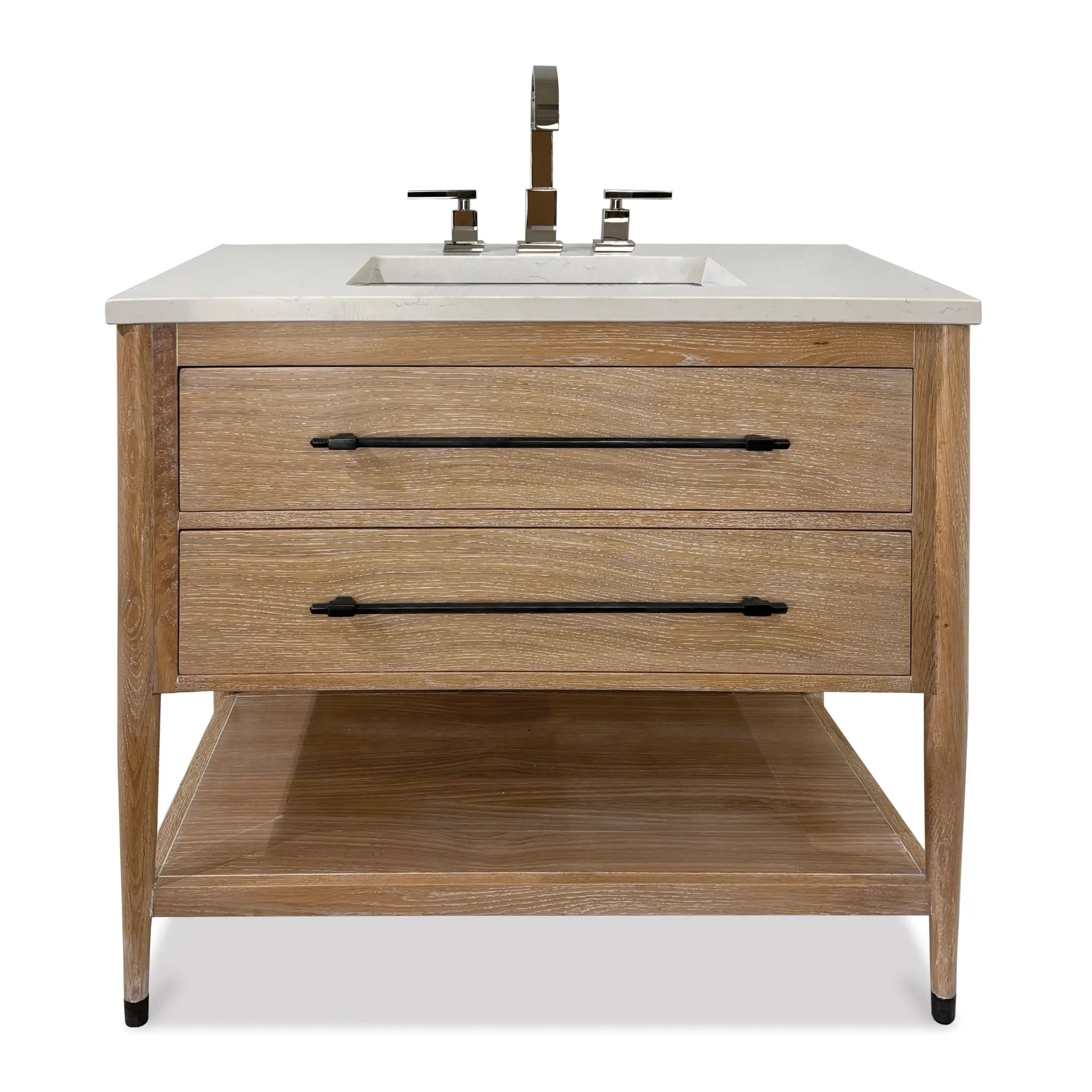 36" Miles Sink Chest - White Oak by Ambella Home image